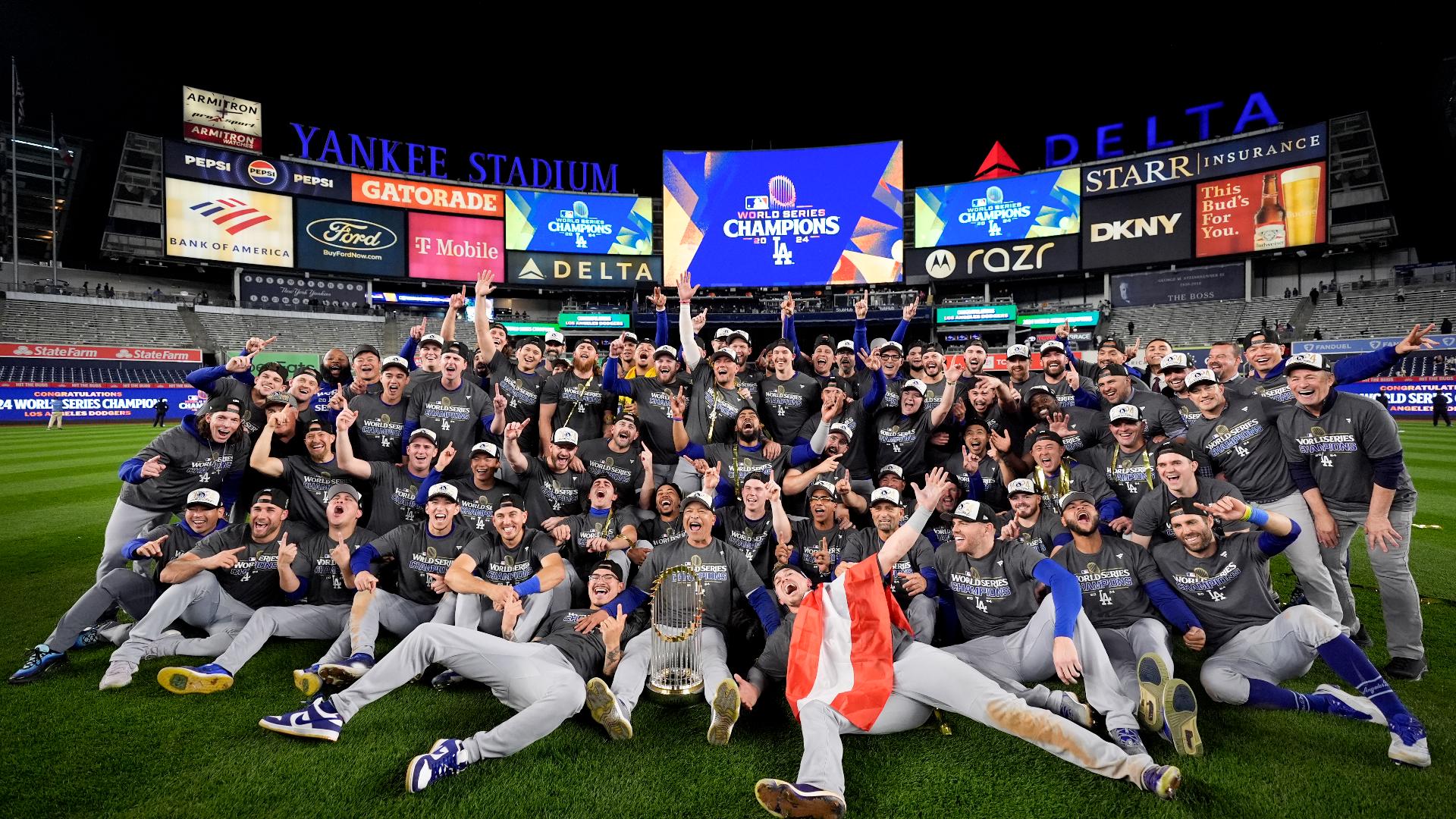 Los Dodgers son los campeones de la Serie Mundial 2024 luego de vencer  los Yankees en el Juego 5