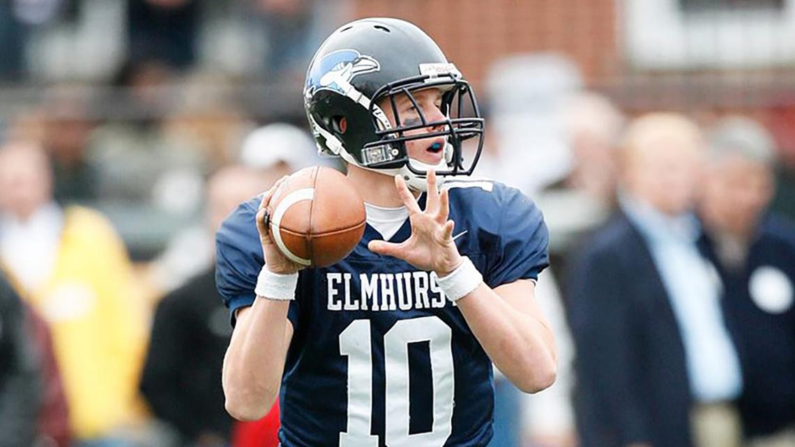 Cardinals head coach Mike Lafleur arrived at Elmhurst as a quarterback. By his senior year, he was transitioned to sa...