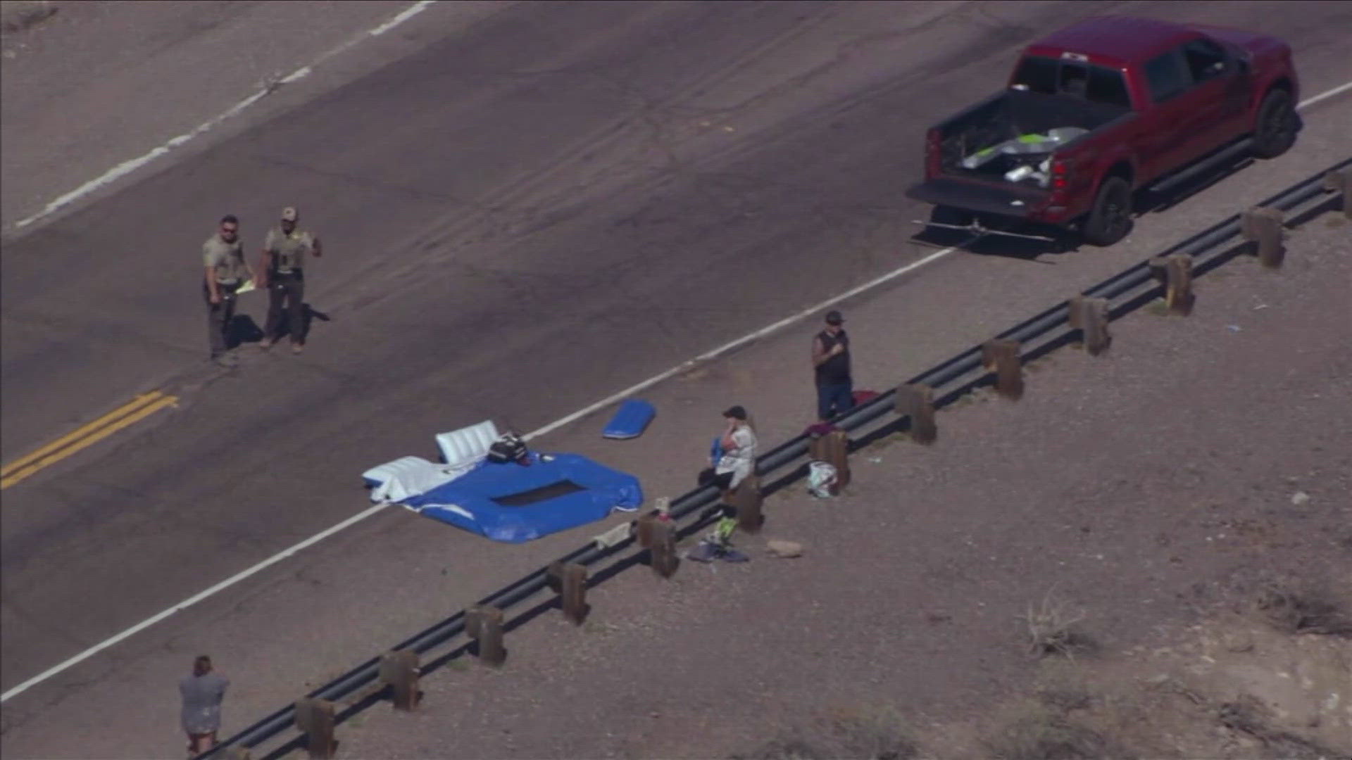 The Maricopa County Sheriff’s Office said the children appear to be an eigh-year-old and a nine-year-old.
