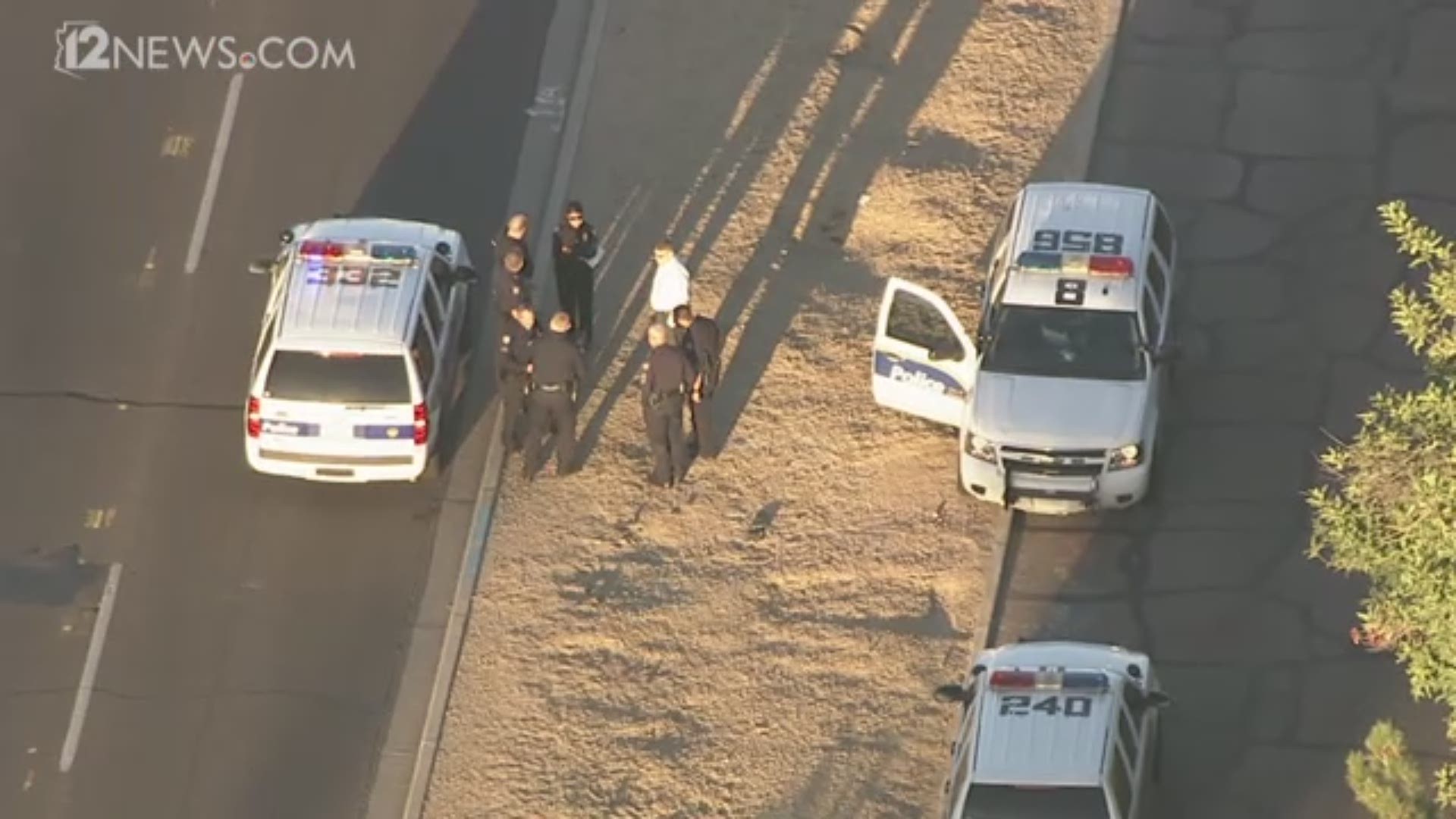 A pedestrian has died after he was hit by two cars near 54th Street and Thomas Road in Phoenix.