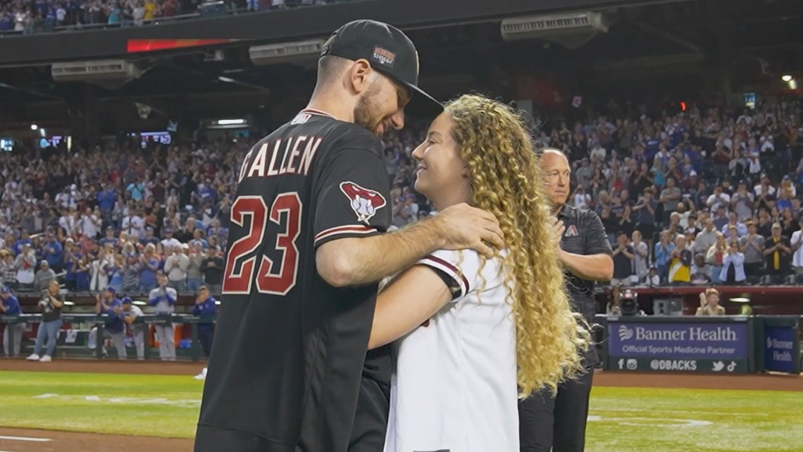 ampm mini market convenience store mascot Toomgis prepares to throw the  ceremonial first pitch during a MLB baseball game between the Arizona  Diamondbacks and the Los Angeles Dodgers, Wednesday, Sept. 21, 2022