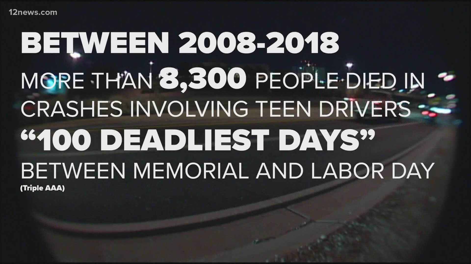 The summer months are the deadliest for teen drivers. Professionals are trying to combat this.