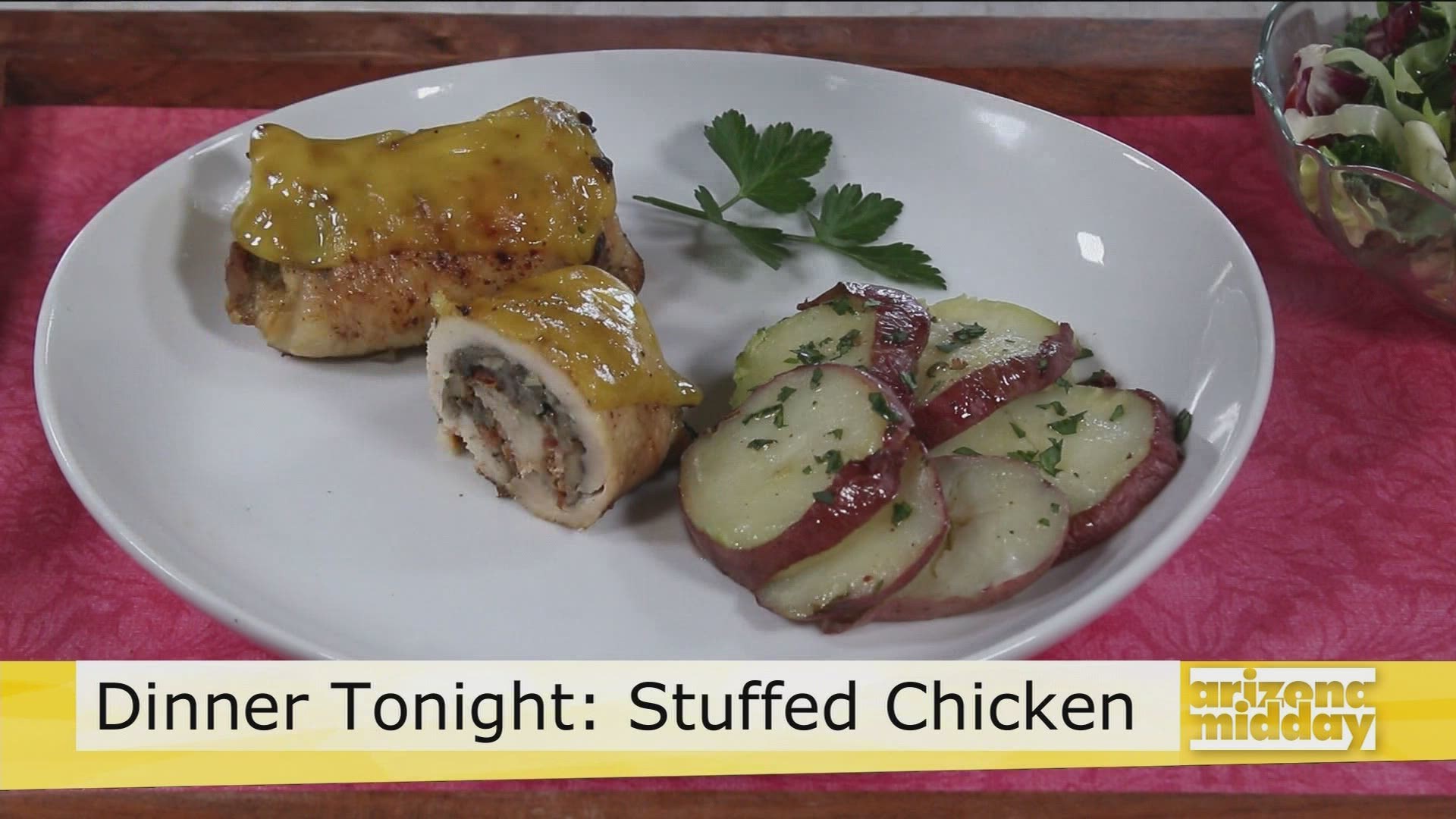 Jan D'Atri is in the kicthen with a recipe for stuffed chicken with bacon, mushrooms, onions and cheese that will wow your family and friends.