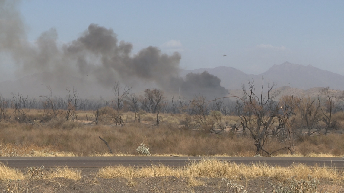 El incendio está contenido al 0%, según autoridades.
