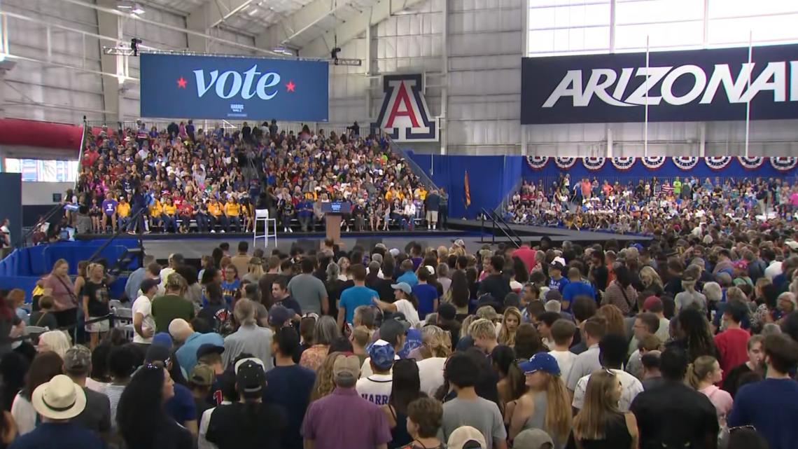 Former President Barack Obama in Arizona