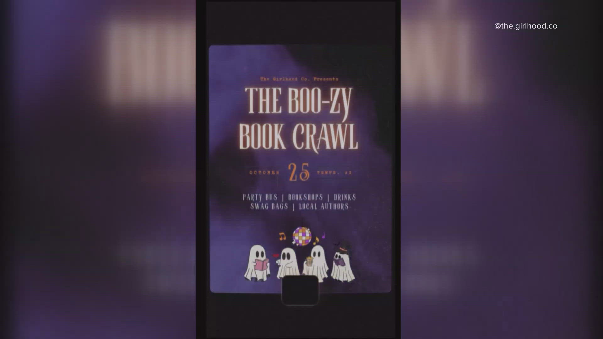 Tickets are on sale starting Aug. 25 at 7 a.m., and the "Boo-zy Book Crawl" will take place in October.