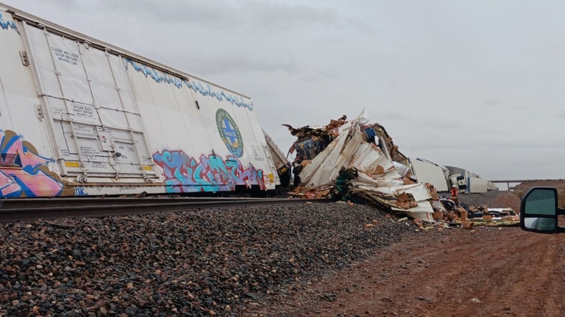 Train derails in Apache County, no injuries reported - Vimarsana News