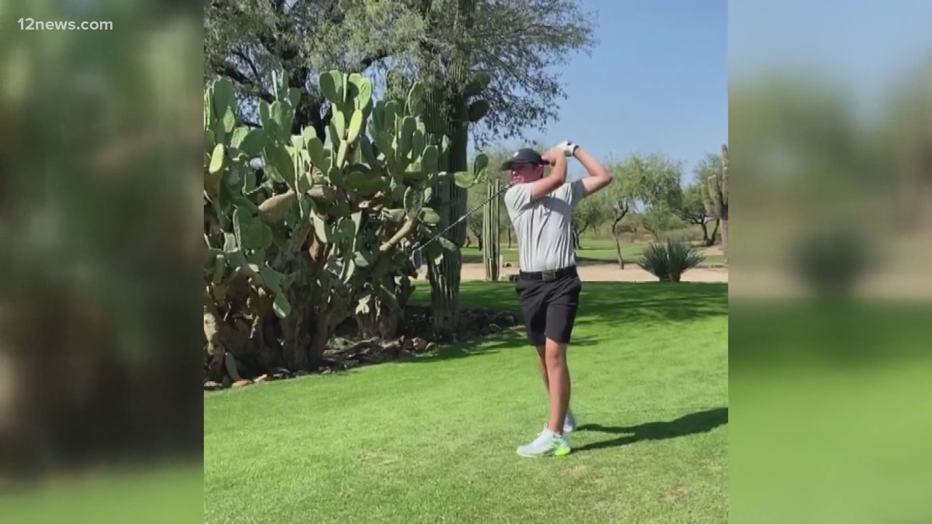 A local teen golfer has finished the toughest round of his life. As his mom puts it, 2020 started with a rough front nine, but the back nine was something special.