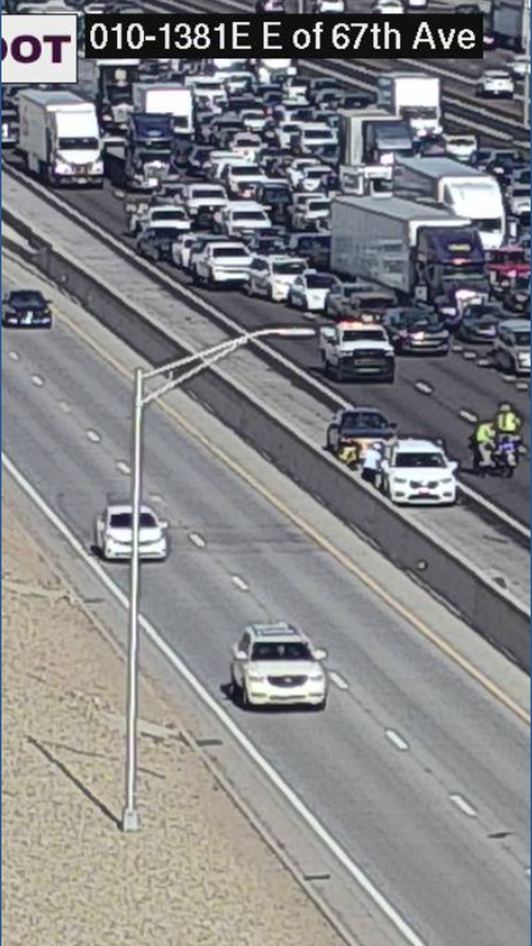 Crash on I-10 blocks eastbound lanes near 67th Avenue | 12news.com