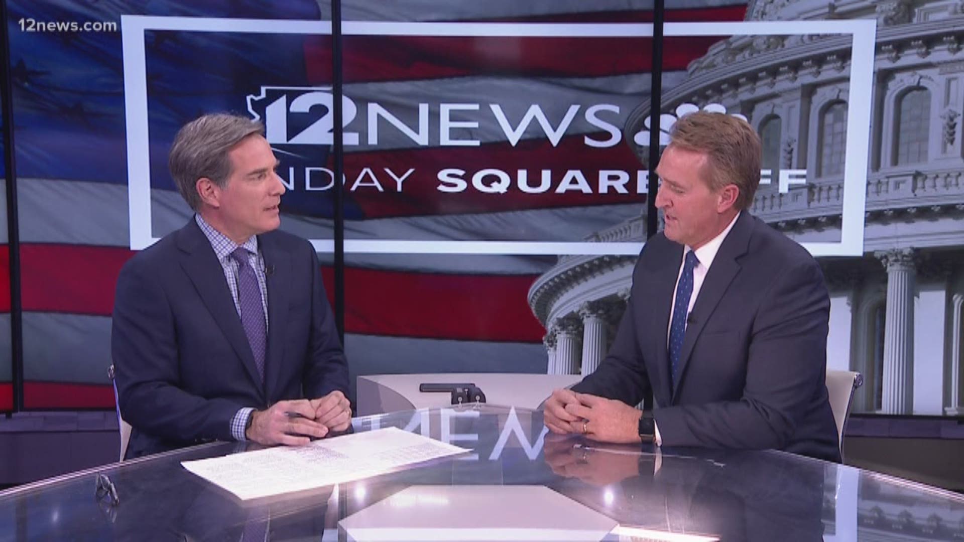 Retired Senator Jeff Flake spoke to 12 News and addressed the rumors that he would be running for president.