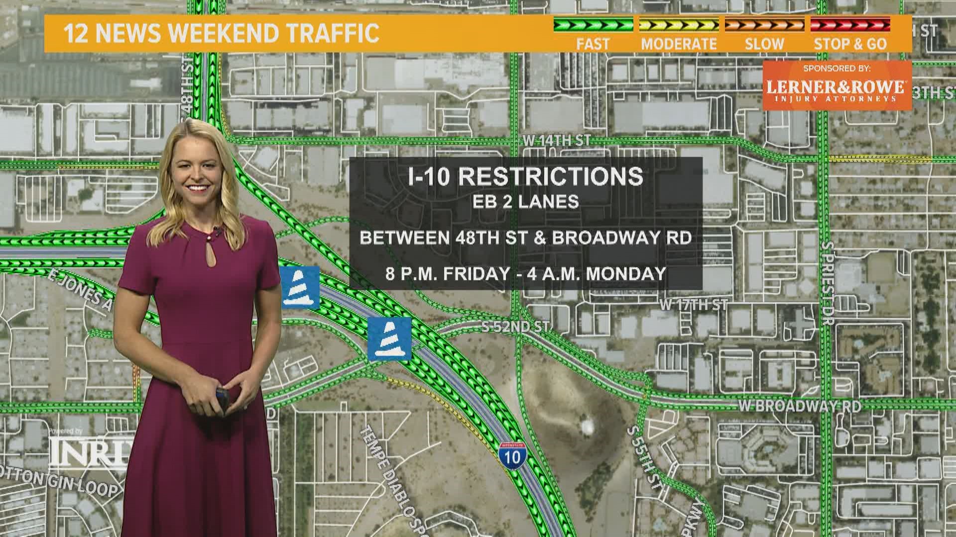 Here's a breakdown of the current closures and detours Valley drivers will find on the roads this weekend.