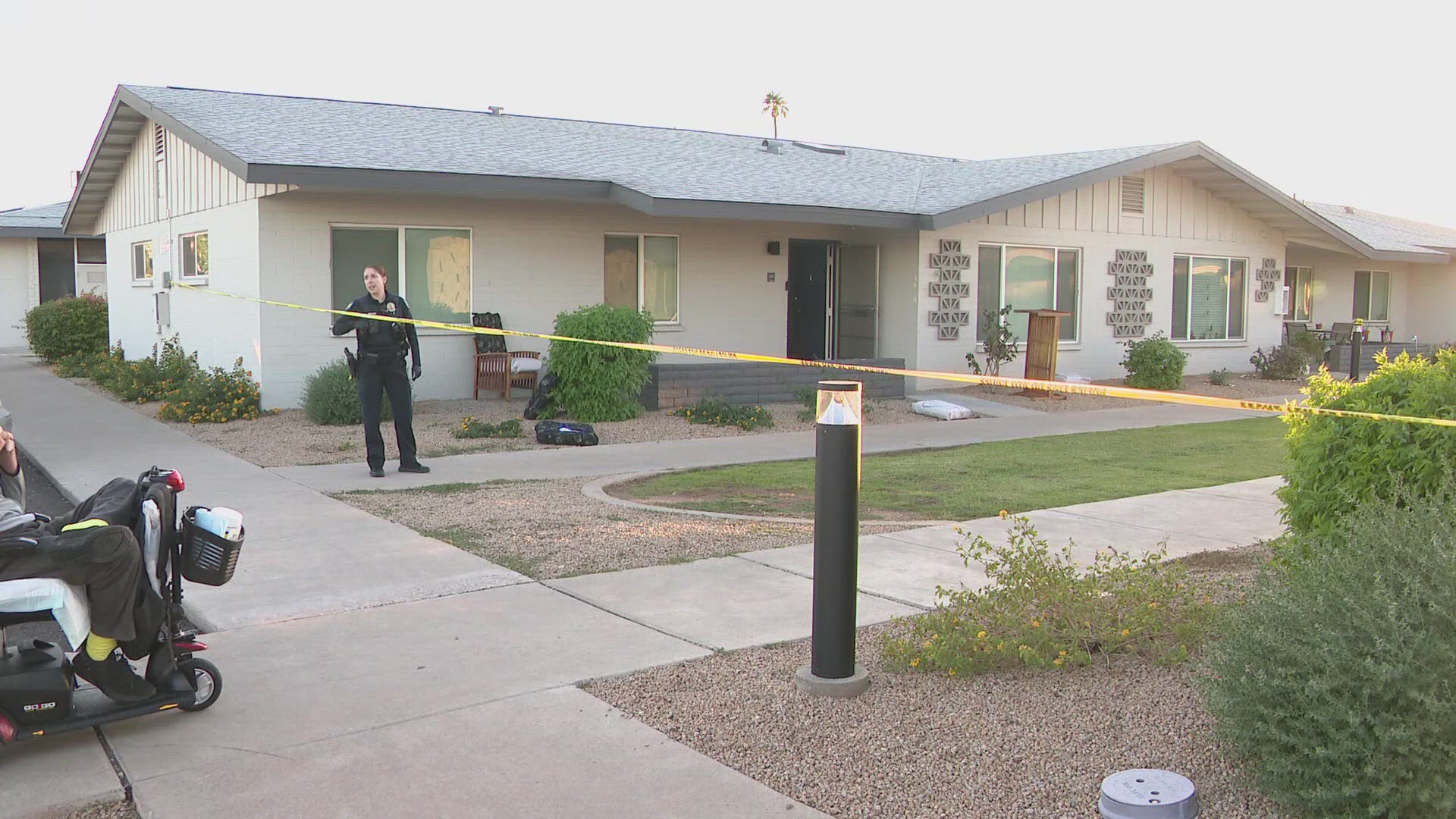 Police are searching for a suspect in the deadly shooting. 
