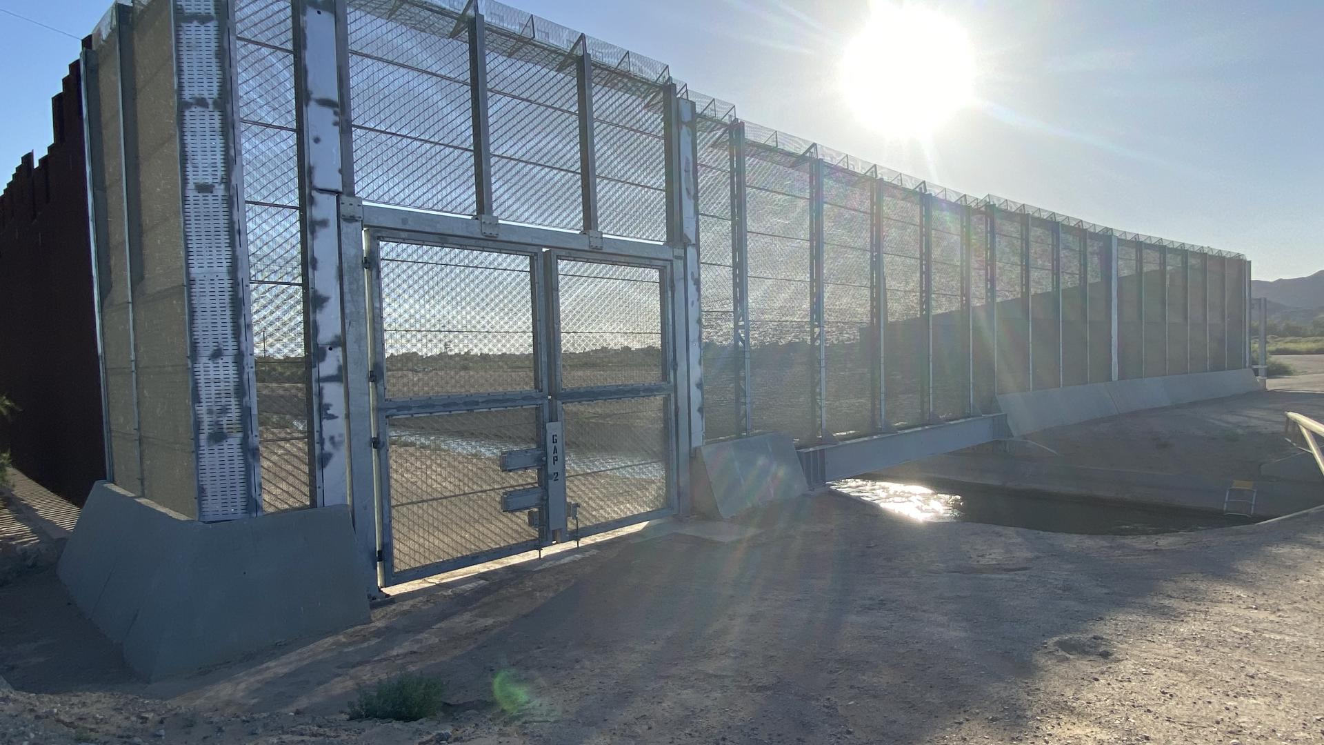 Yuma border wall a year after Title 42 ended.