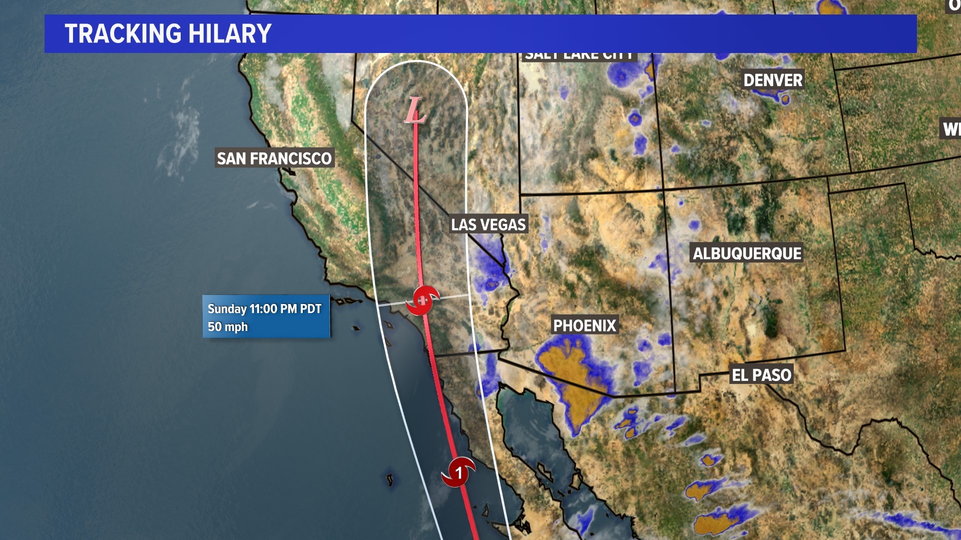 Hurricane Hilary impacts on Arizona