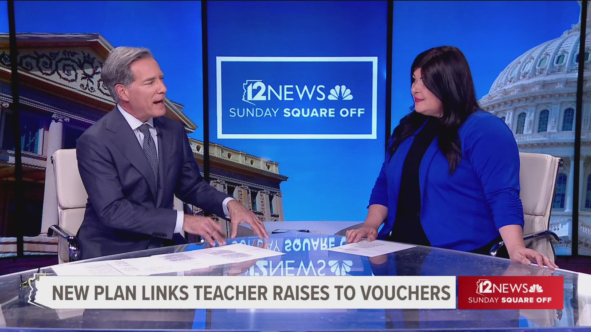 Beth Lewis discusses a GOP proposal offering support for teacher raises in exchange for a statewide vote on protecting AZ school voucher program.