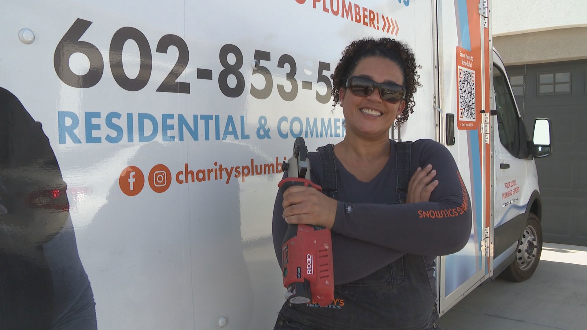 Charity Tovar is breaking barriers by owning her own plumbing business and she hopes to leave an impact for the next generation.