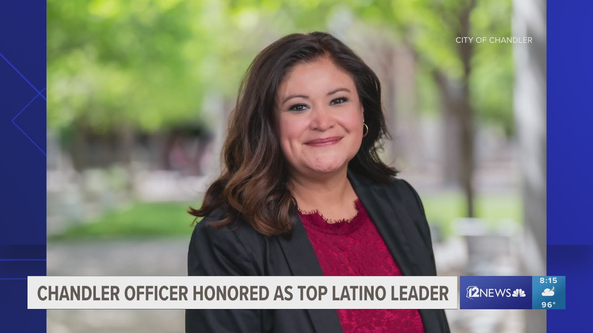 Niki Tapia was honored by the Council for Latino Workplace Equity for her accomplishments throughout a 25 year career working at the City of Chandler.