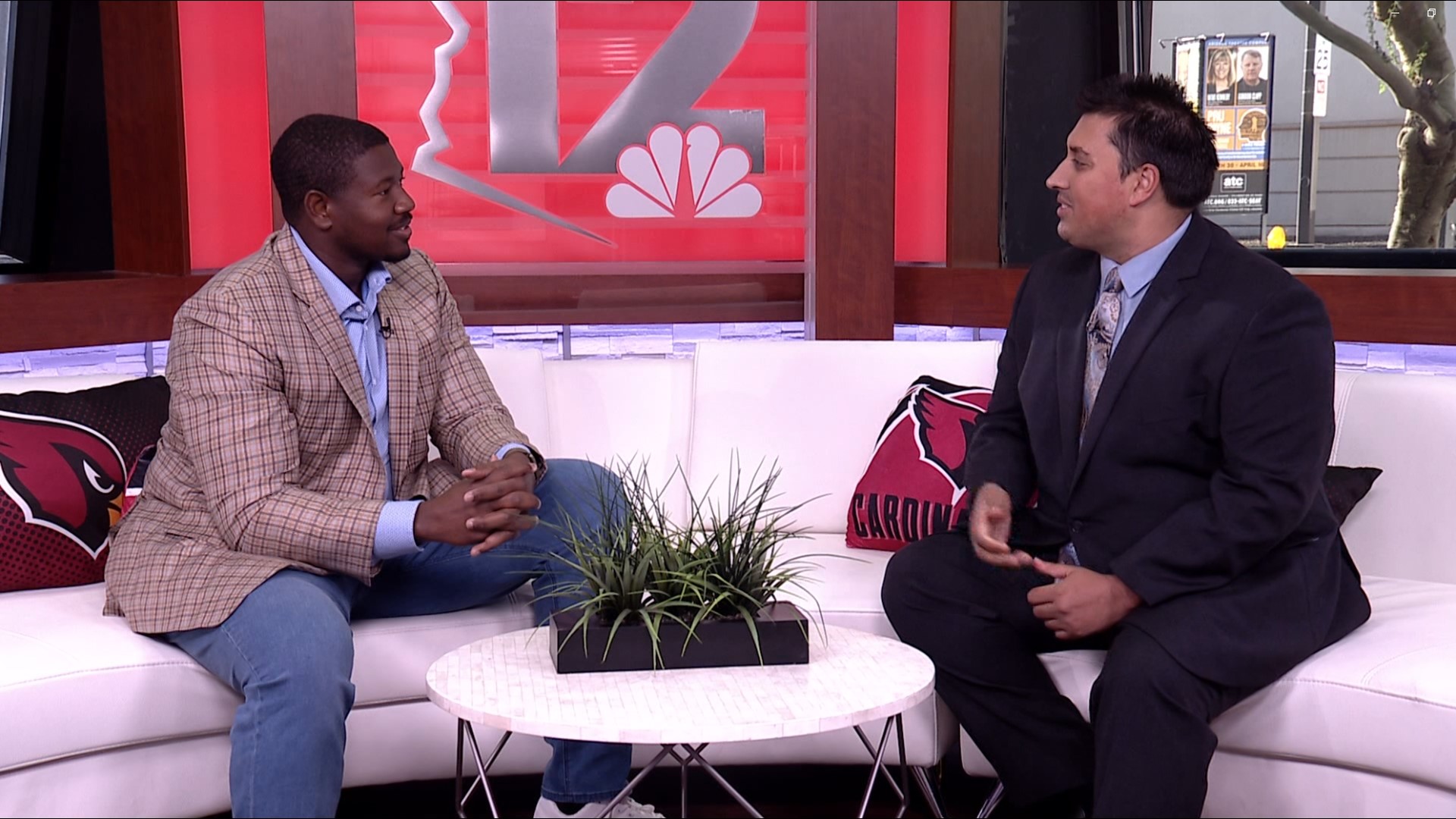 12Sports anchor Cameron Cox goes one-on-one with the Cardinals player to talk football, family and more.