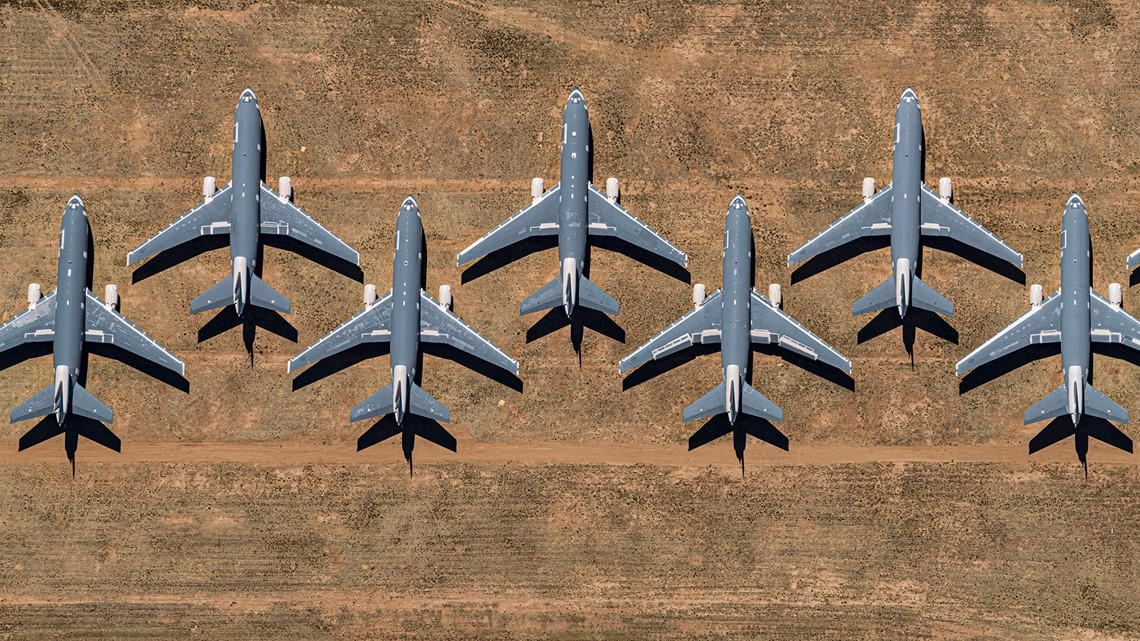 Tucson's aircraft 'Boneyard' captured in breathtaking photos | 12news.com