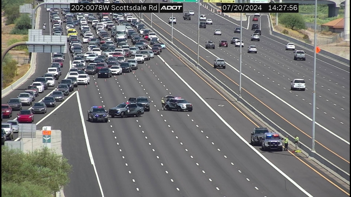 Westbound lanes of Loop 202 reopen in Tempe after closure | 12news.com