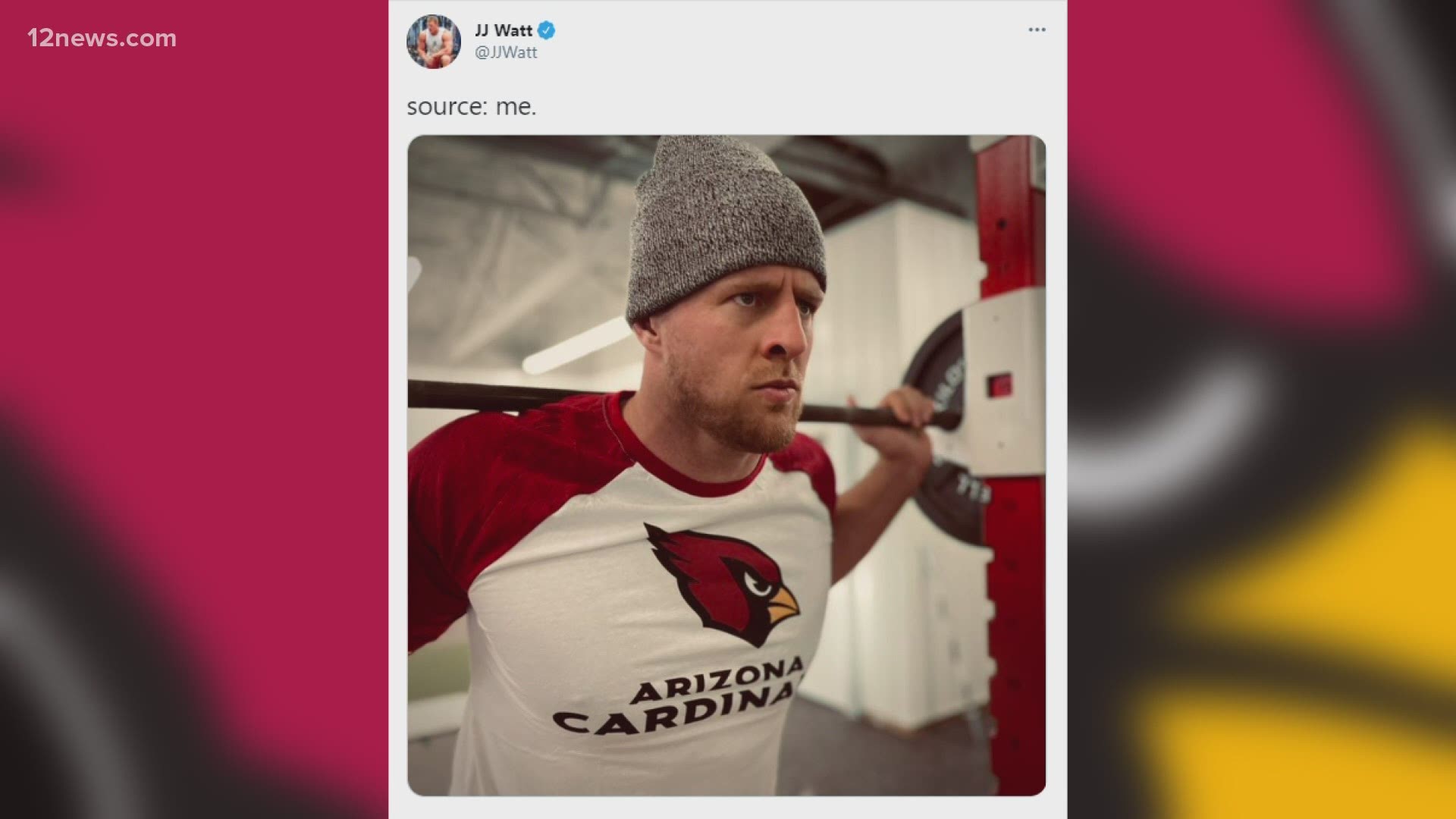 The so-called "experts" predicted that J.J. Watt would go to Cleveland, but boy, were they wrong! J.J. Watt is coming to Arizona and social media can't get enough!