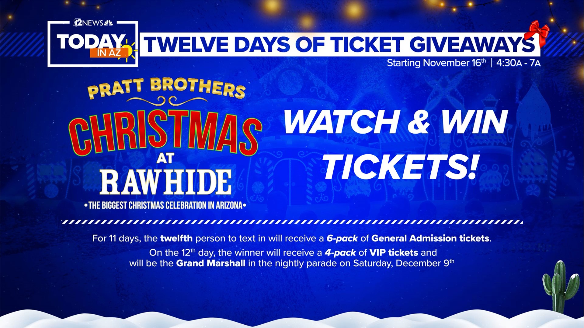 Watch & win tickets to the Pratt Brothers Christmas