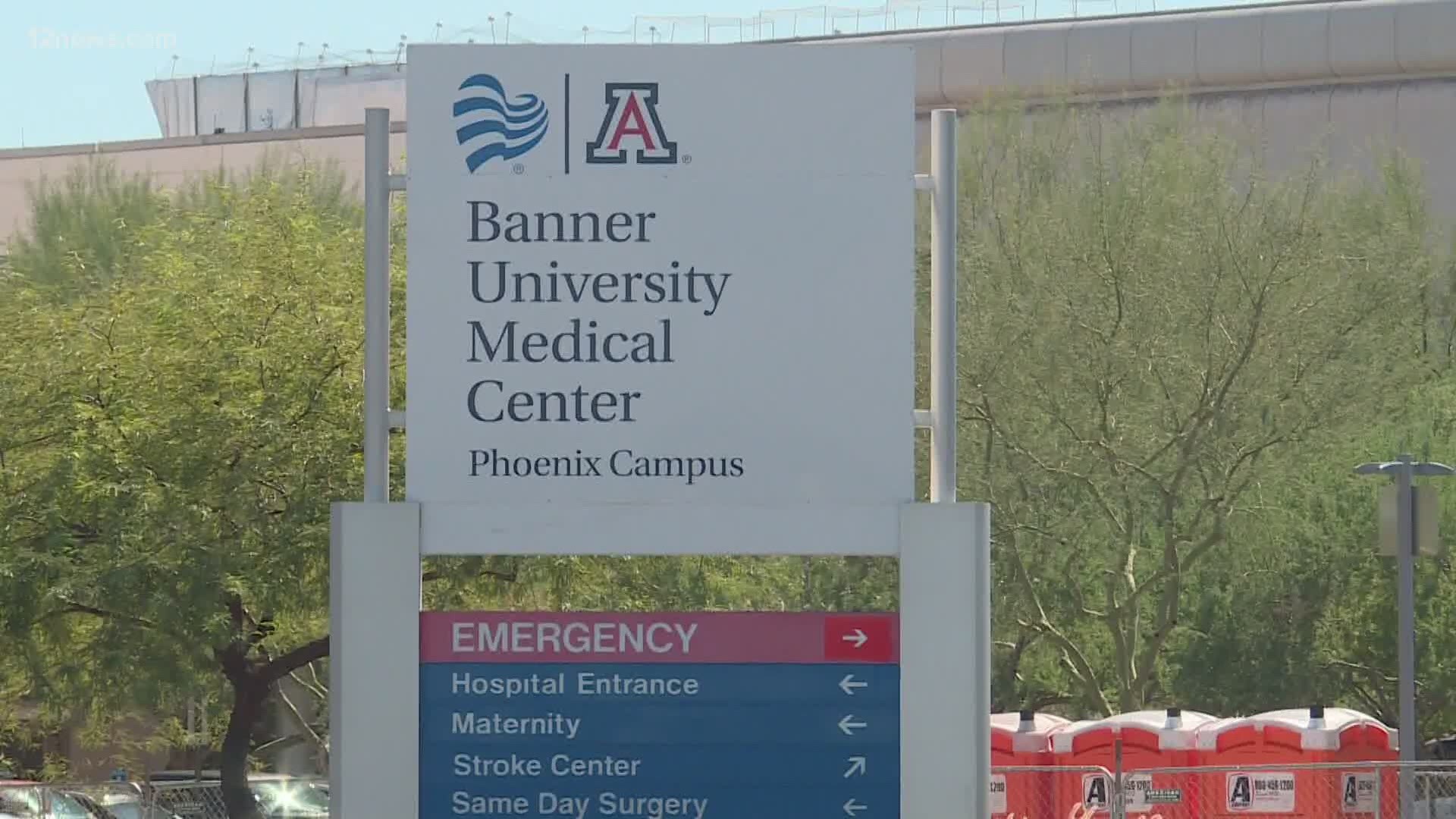 The largest healthcare system in Arizona says many of their hospitals are activating their surge plans. This includes Banner Desert Medical Center in Mesa.