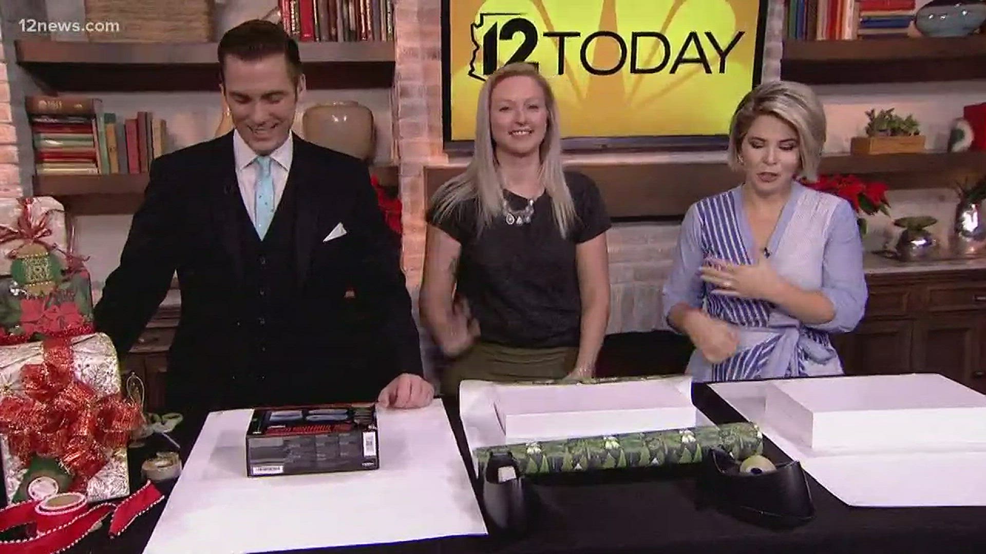 Paul and Emma learn tips to make wrapping your gifts a lot easier!