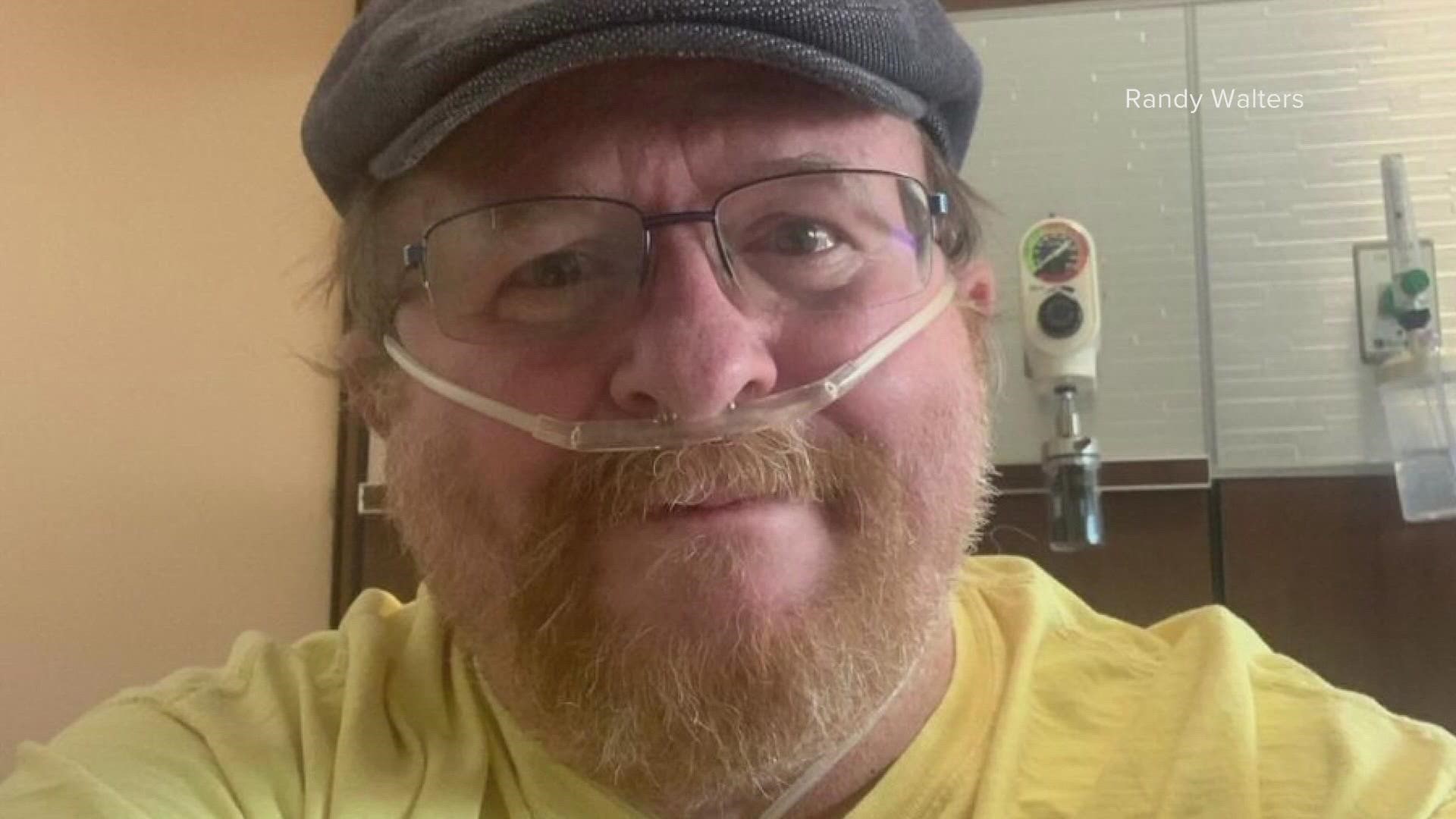 Randy Walters was hospitalized with COVID nearly two years ago, while he battled long-term symptoms since, he tested positive again in December 2022.