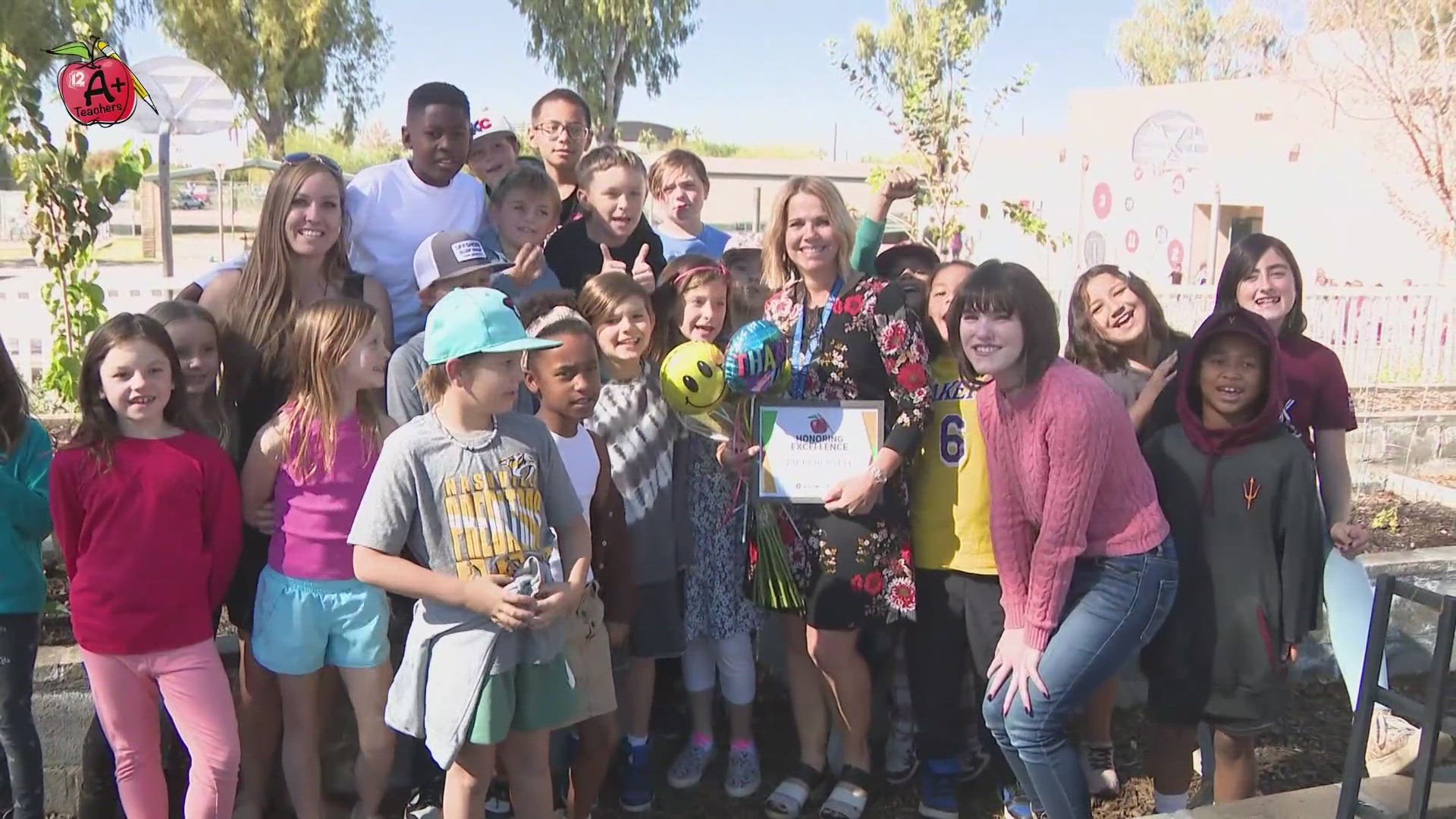 Patterson Elementary School's Paula Dunnett is being recognized this week.