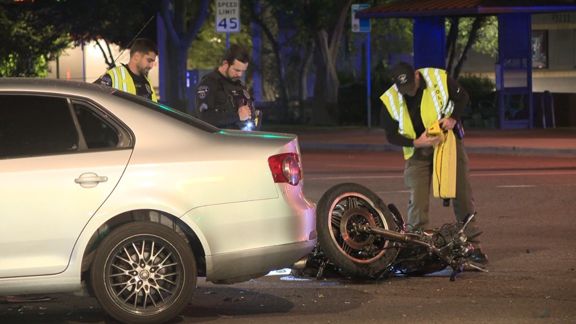 Motorcyclist Injured In Tempe Crash | 12news.com