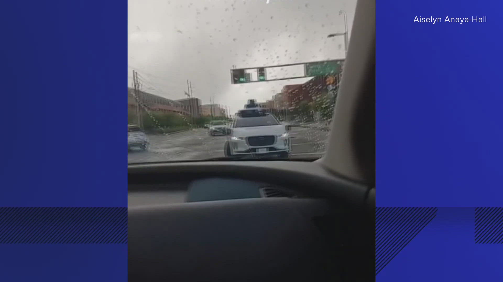 A driverless Waymo drove into oncoming traffic in Tempe on Friday.