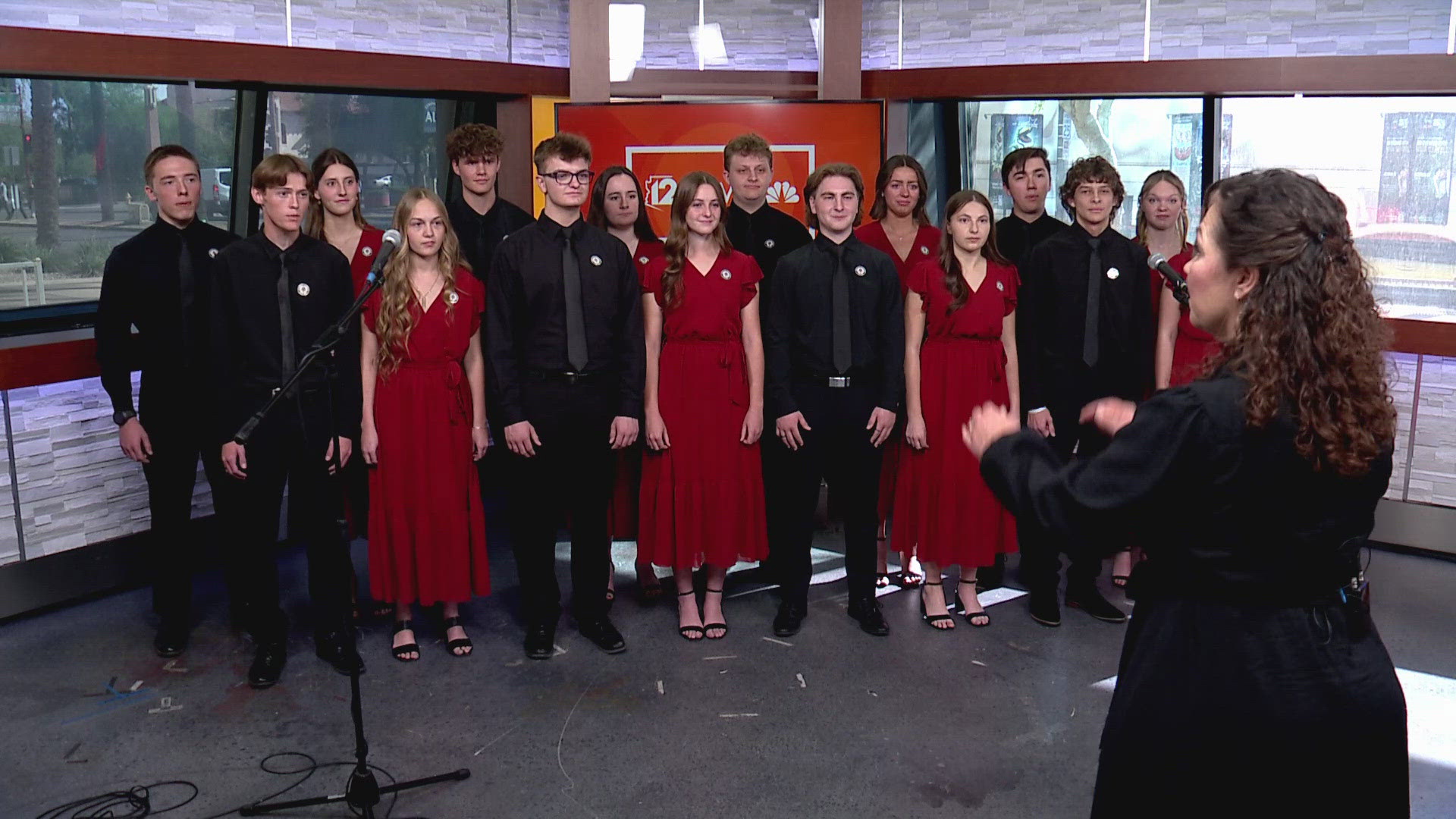 The ALA Gilbert North High School choir is representing the state of Arizona at the White House during its Christmas open house. 