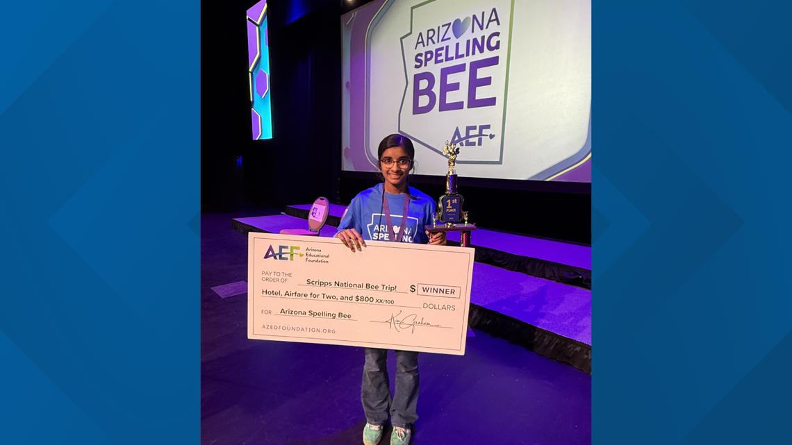 Esha Marupudi wins Arizona State Spelling Bee for second year in a row
