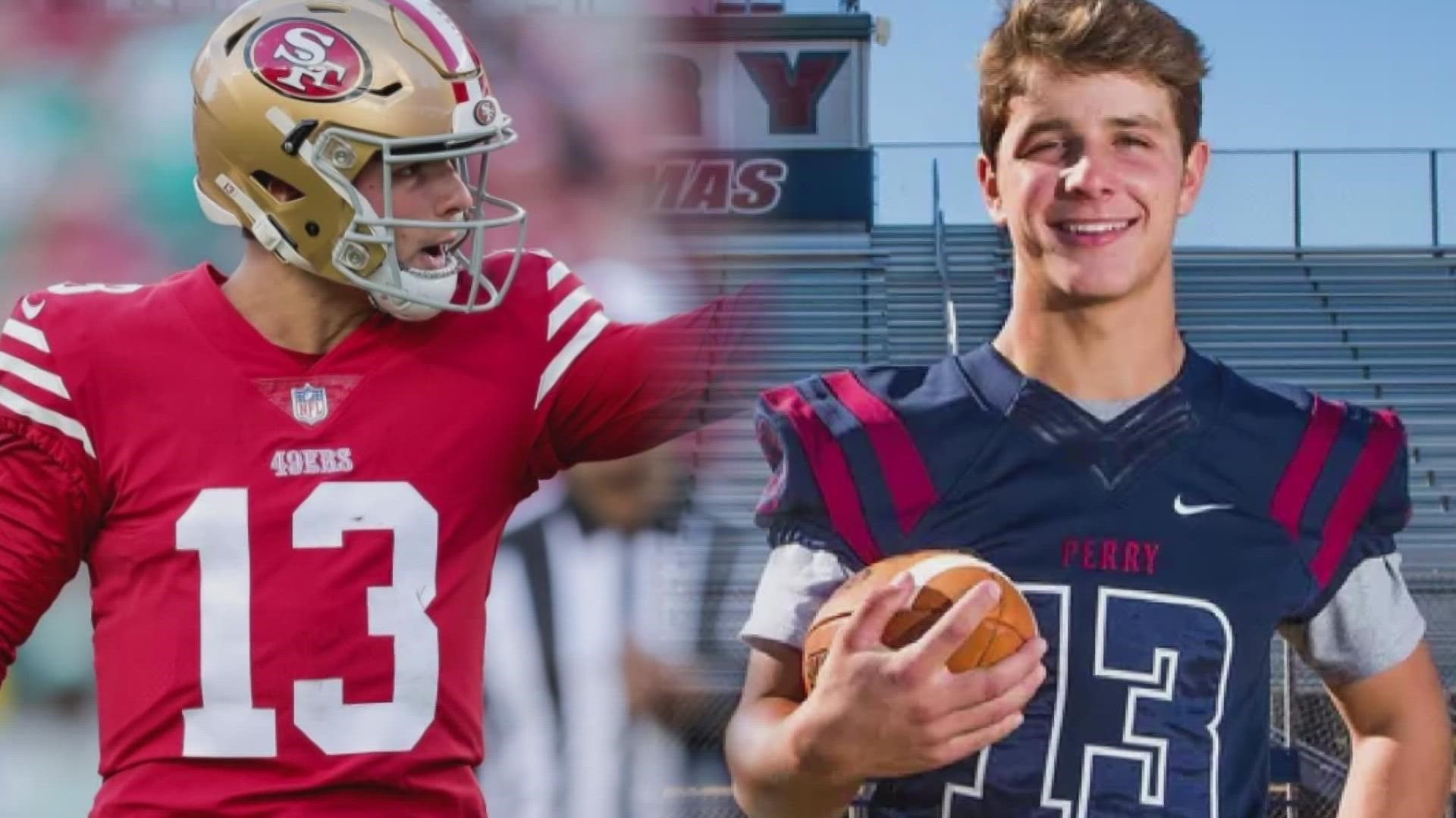 Perry, the high school of 49ers QB, enjoying case of Brock Purdy-mania