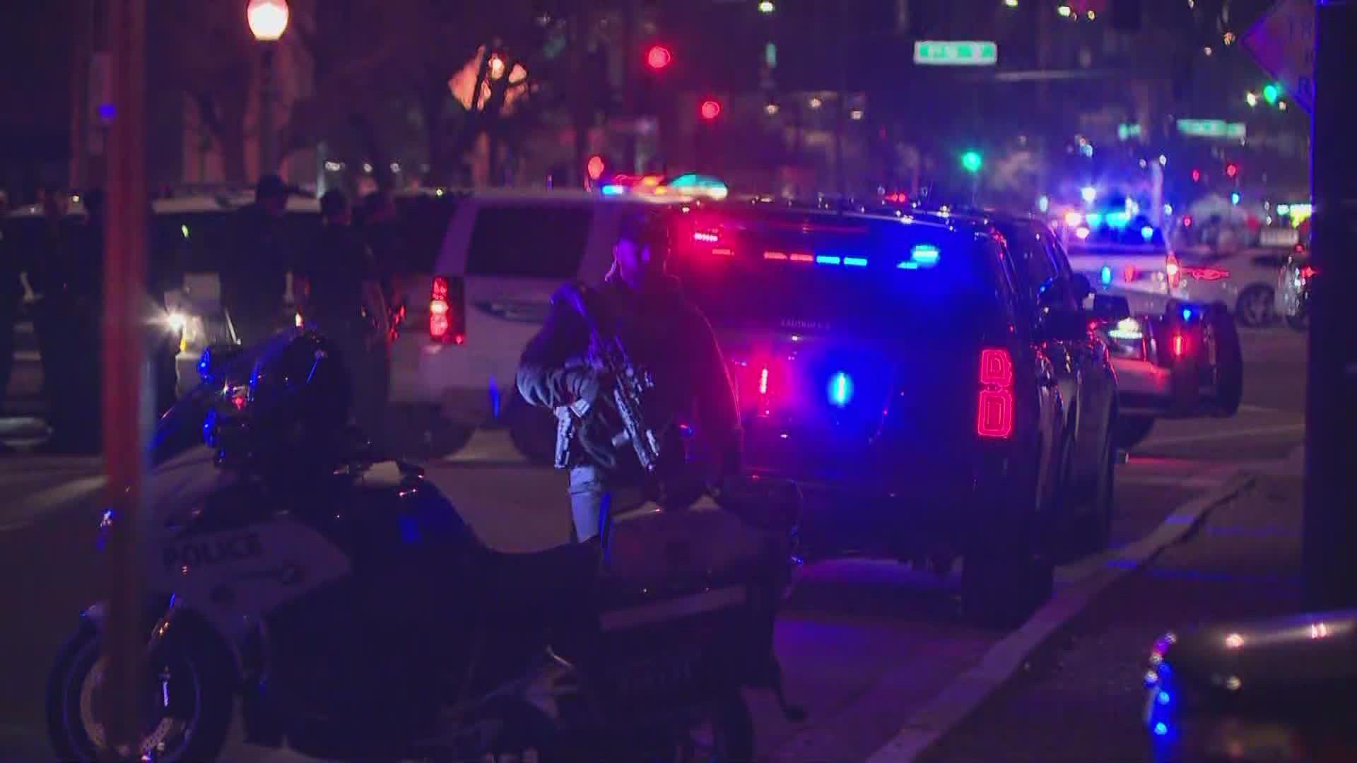 A Scottsdale officer was rushed to the hospital Friday night after being injured in a shooting near 2nd  Avenue and Roosevelt Street.