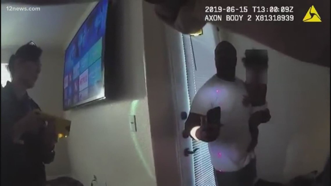The City of Tempe may be sued for $5.5 million after police officers tased a domestic violence suspect with his 1-year-old in his arms.