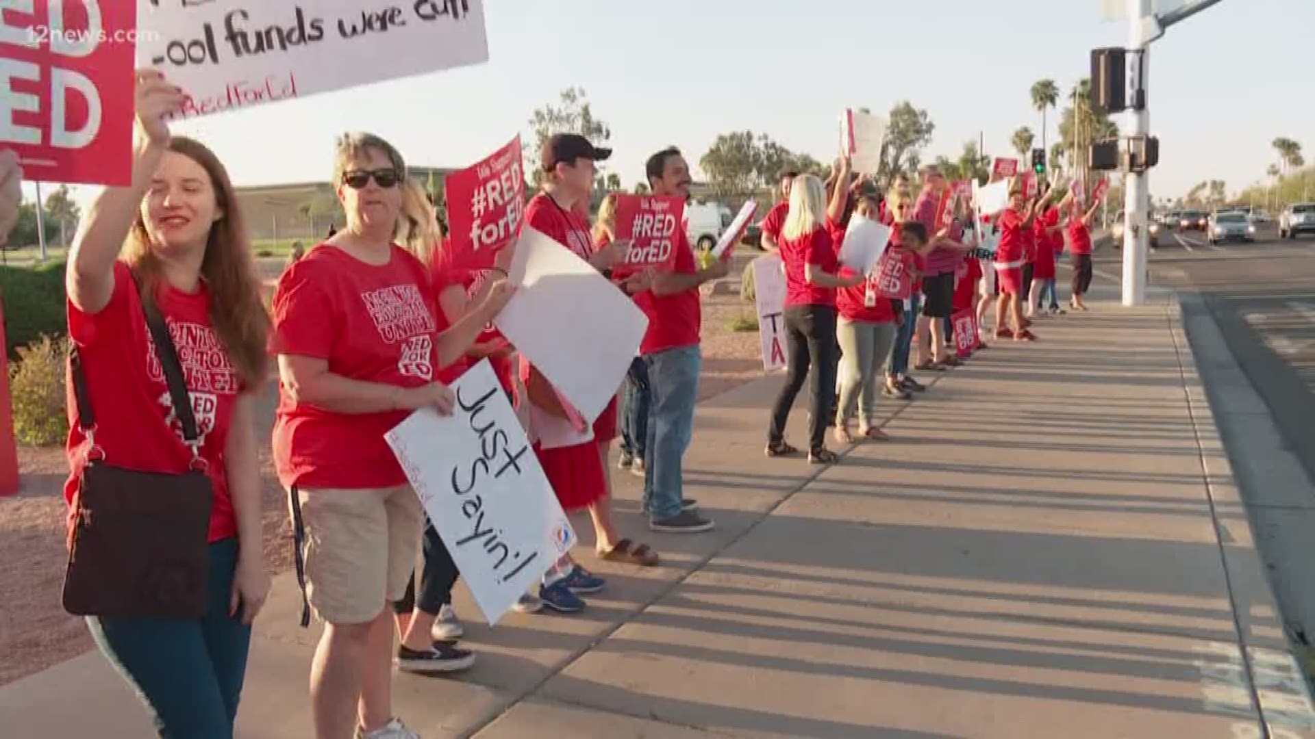 Teacher across the state prepare to walk out of schools on Thursday unless their demands are met.
