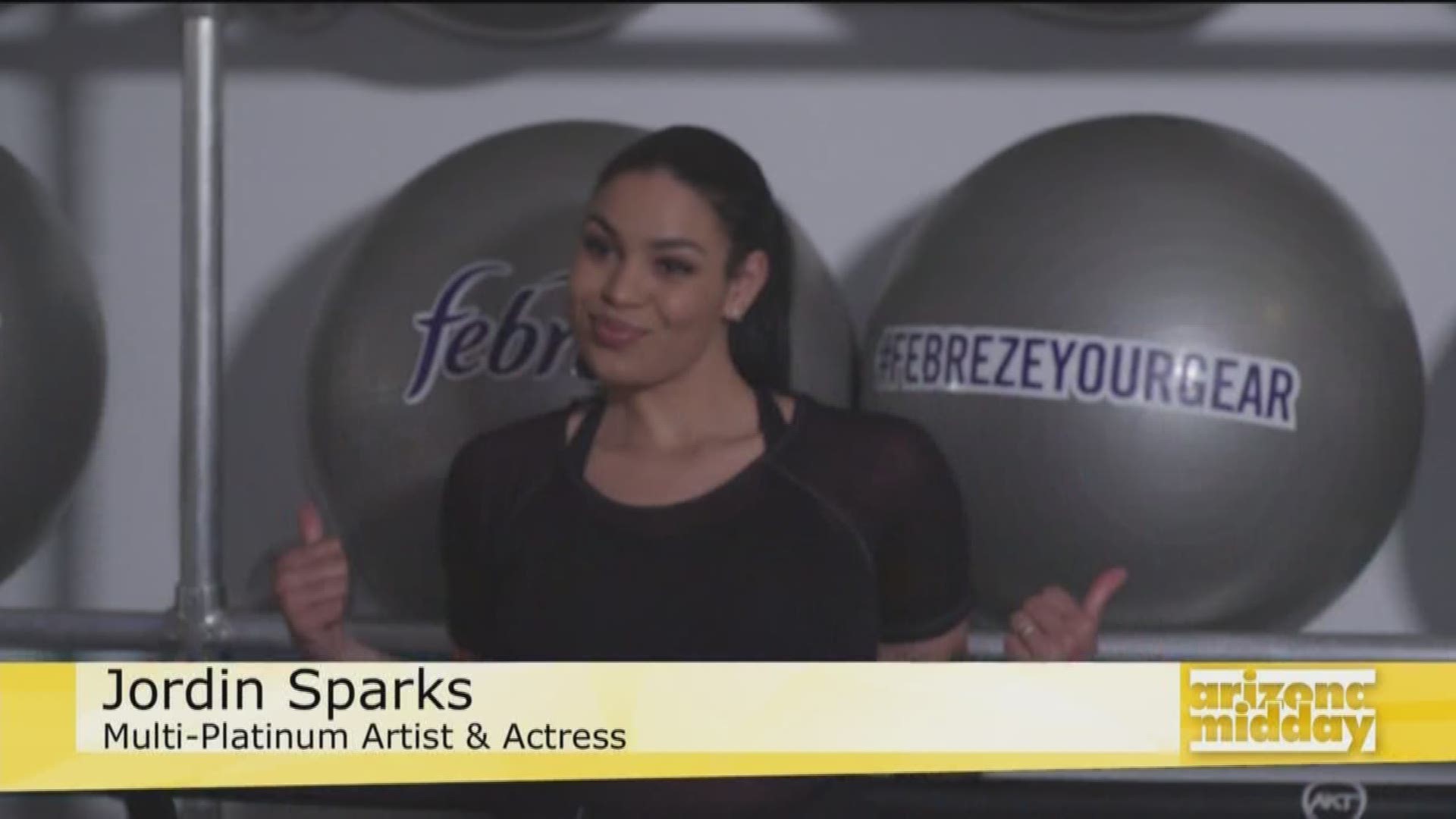 Singing superstar Jordin Sparks teams up with Febreze to talk fitness, music and more!