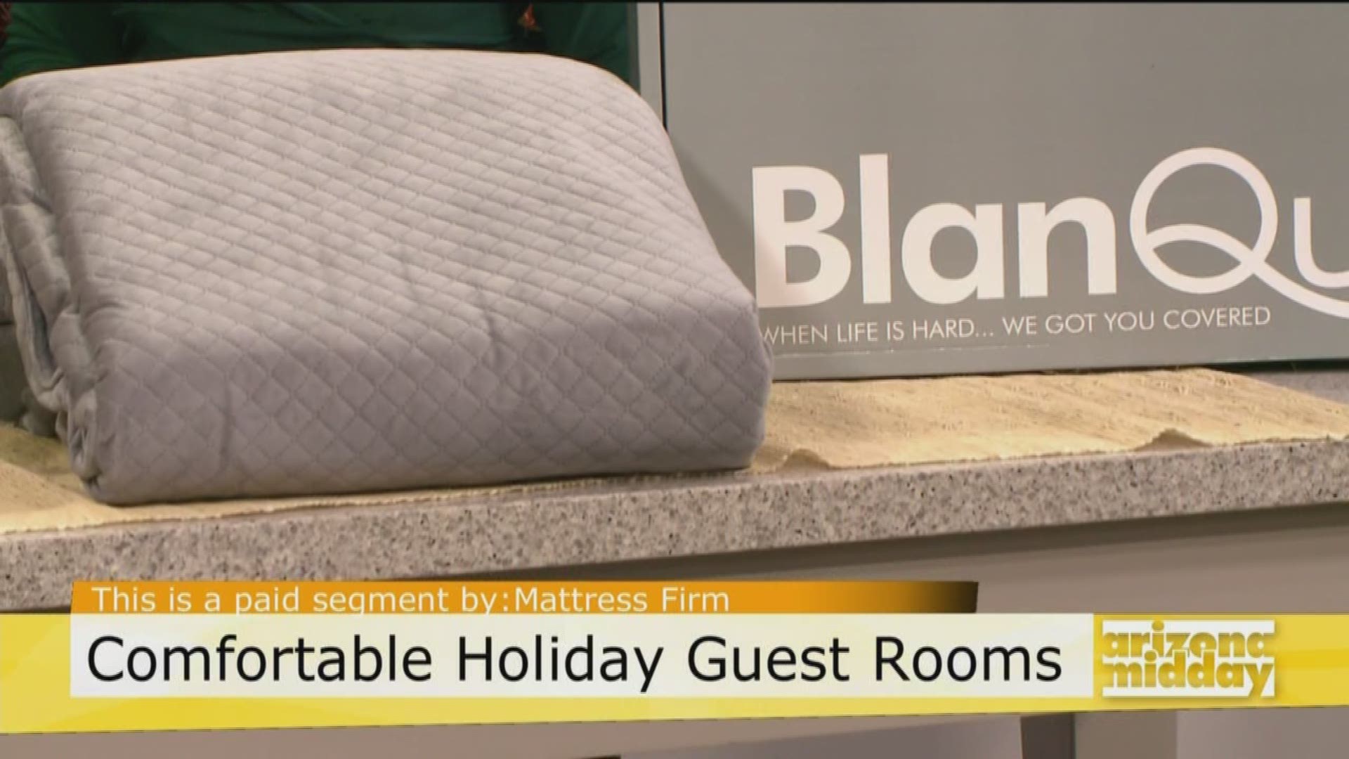 Lifestyle Expert Amy Sewell shows us how to create a comfortable guest room with the help of Mattress Firm this holiday season plus how to get an amazing deal