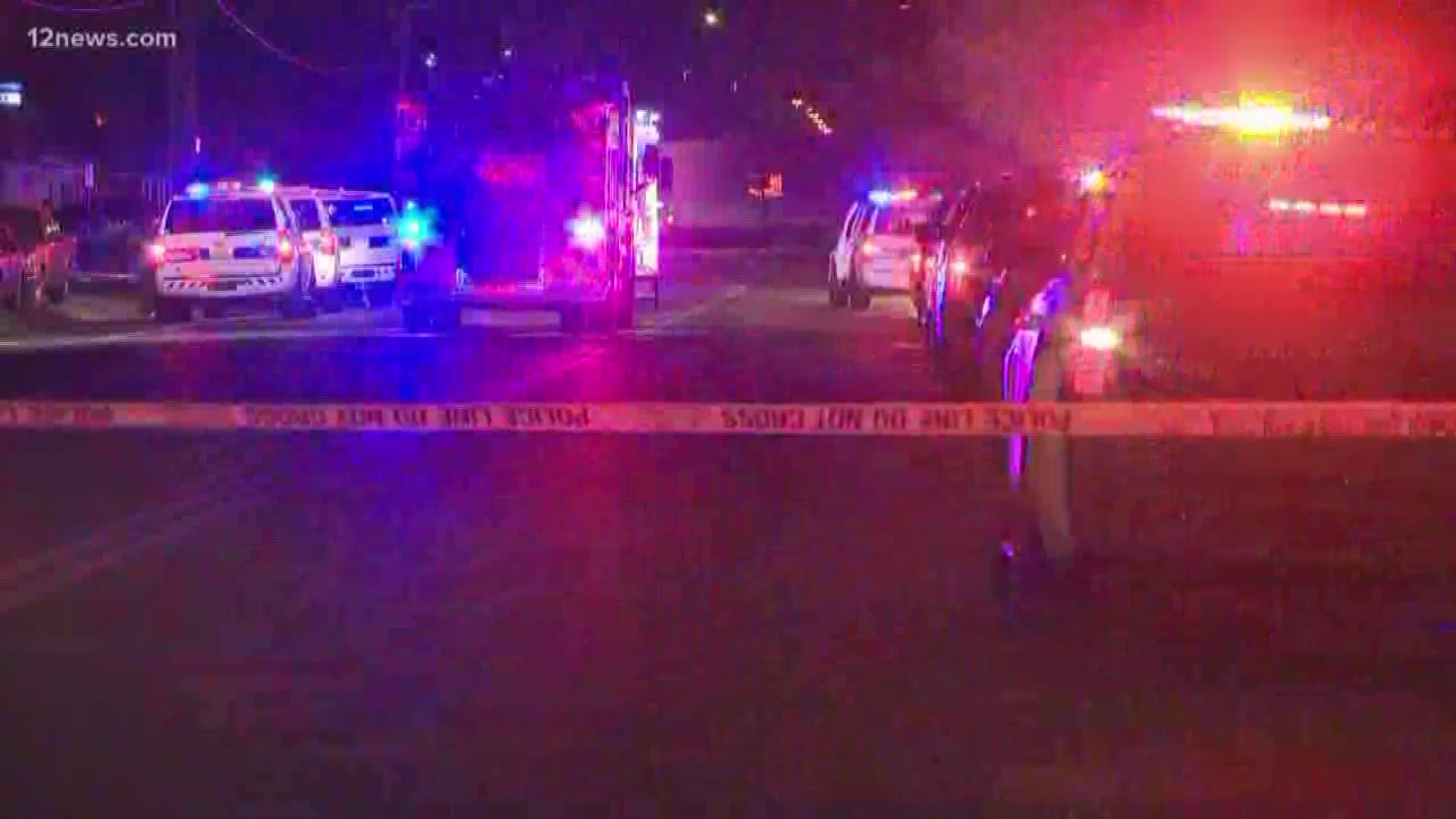 According to officials, Phoenix fire and police were called to the scene early Tuesday morning after reports of multiple gunshot victims.