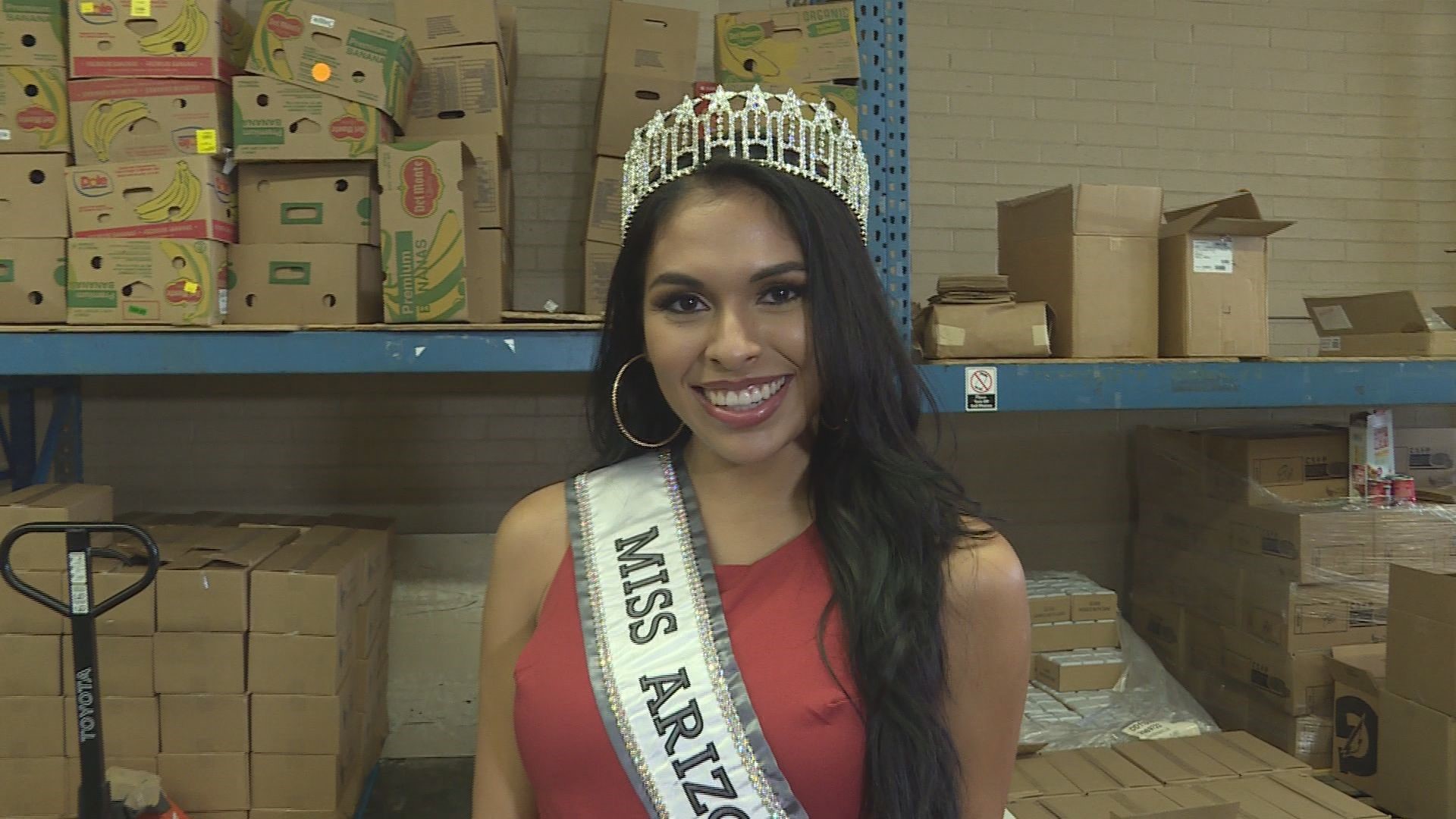 Yesenia Vidales is the current Miss Arizona USA for 2020. She's now raising awareness for the Hope for Hunger Food Bank in Glendale amid the COVID-19 pandemic.