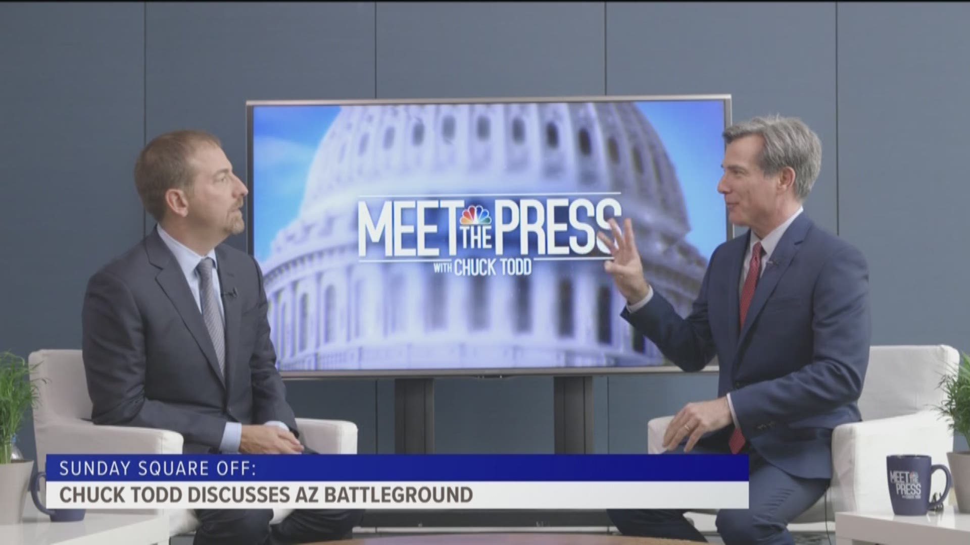 How big a role will Arizona play in the midterm elections? Does Sen. Jeff Flake really want to be president? I put those questions to "Meet the Press" moderator Chuck Todd.