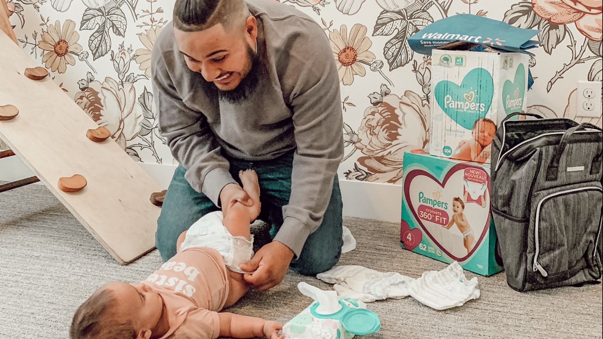 Bloggers Bethanie and Anthony Garcia share their modern-day dad story and how Walmart and Pampers Cruisers 360 Fit are making it easier this Father's Day.