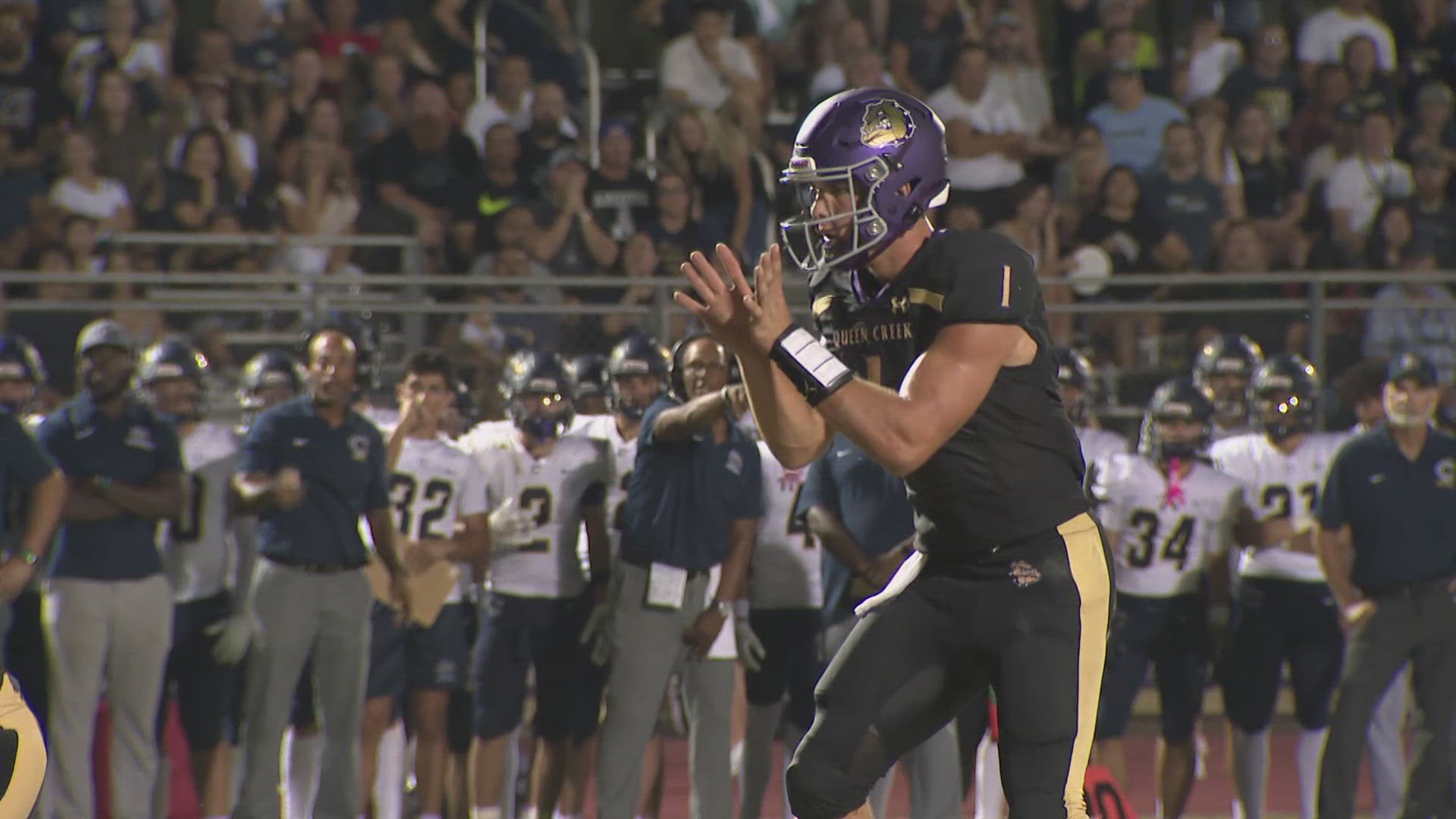 In the Week 2 Game of the Week, Queen Creek came away with a close victory over crosstown rival Casteel! Watch the highlights above.