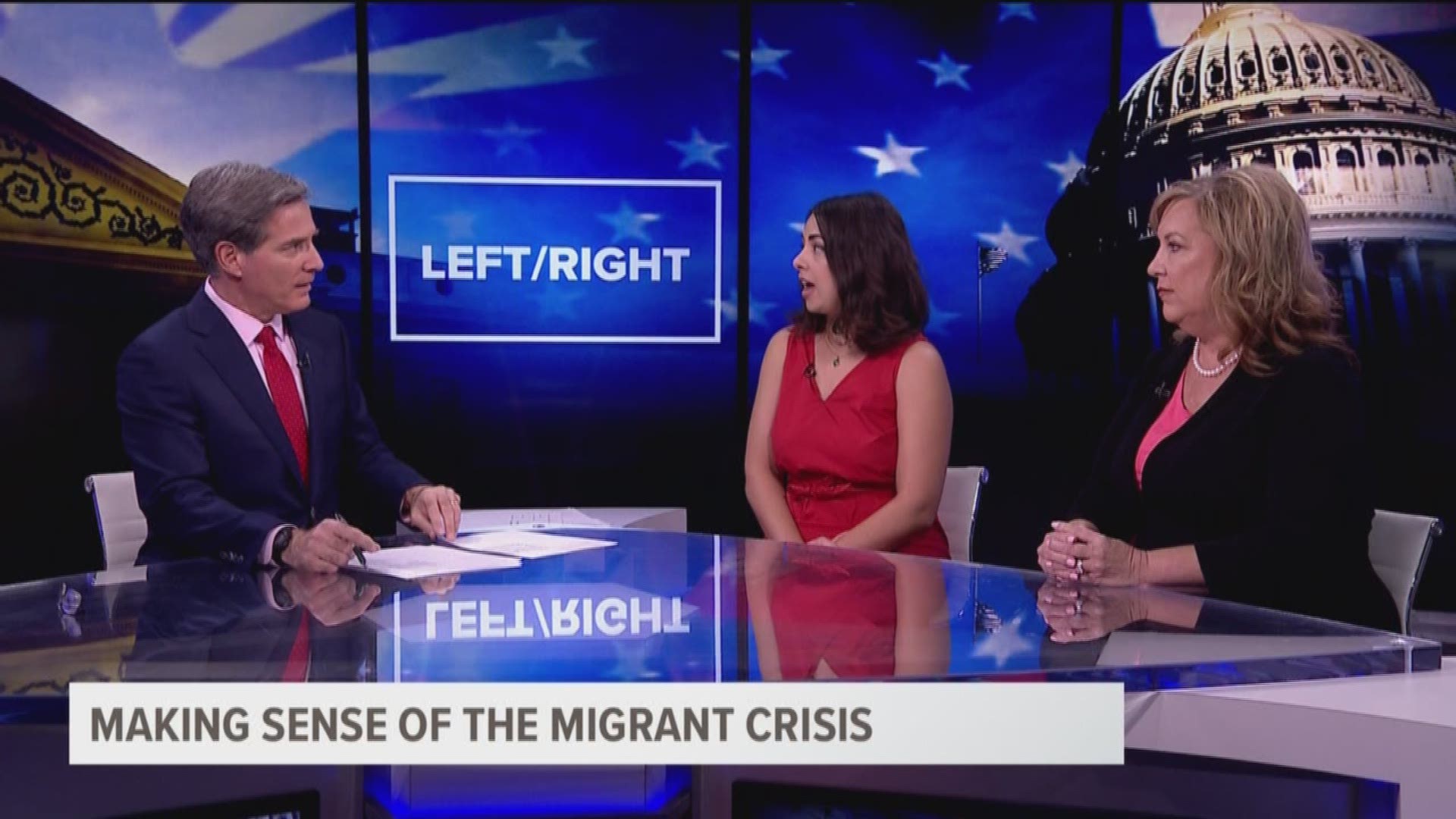 On our Left/Right debate, which cases would matter most to Arizona under a Trump Supreme Court and how can President Trump end the migrant crisis?