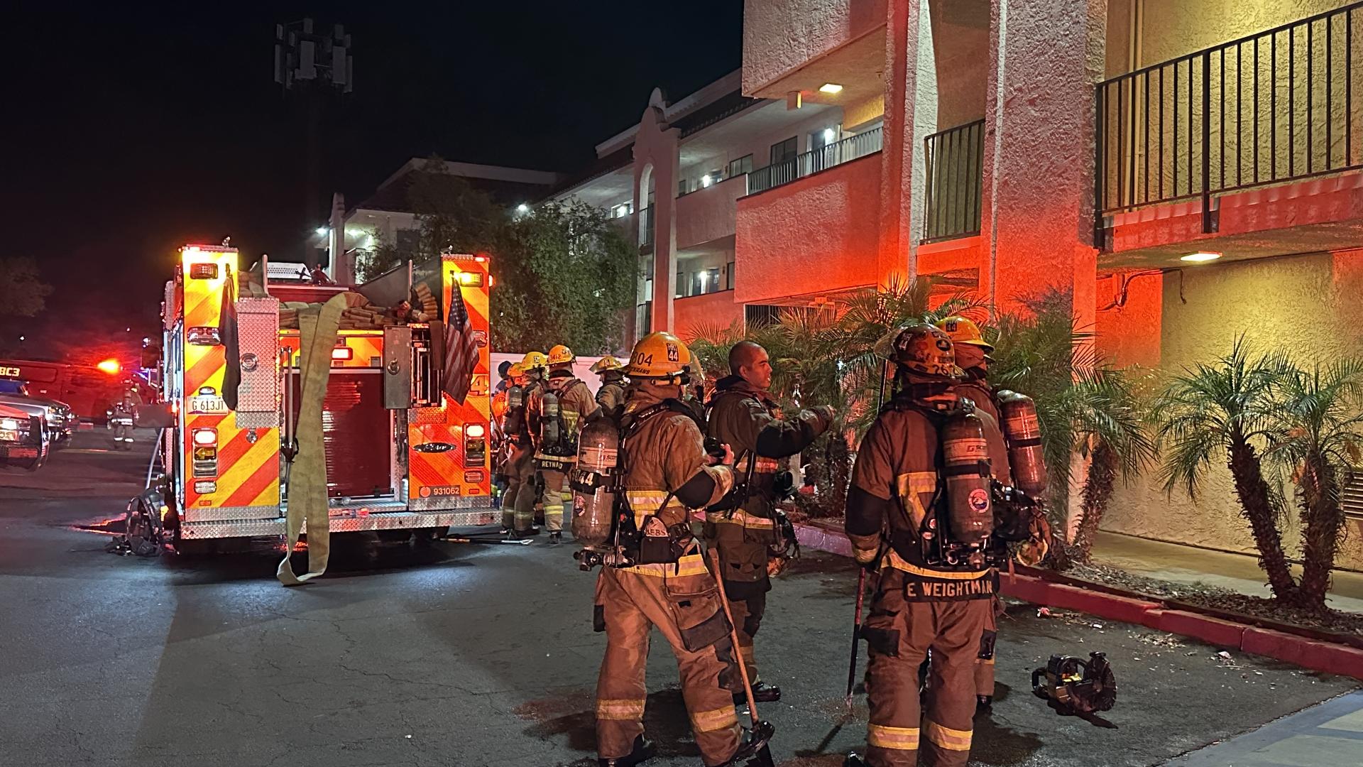 1 person sent to hospital after fire at Phoenix hotel | 12news.com