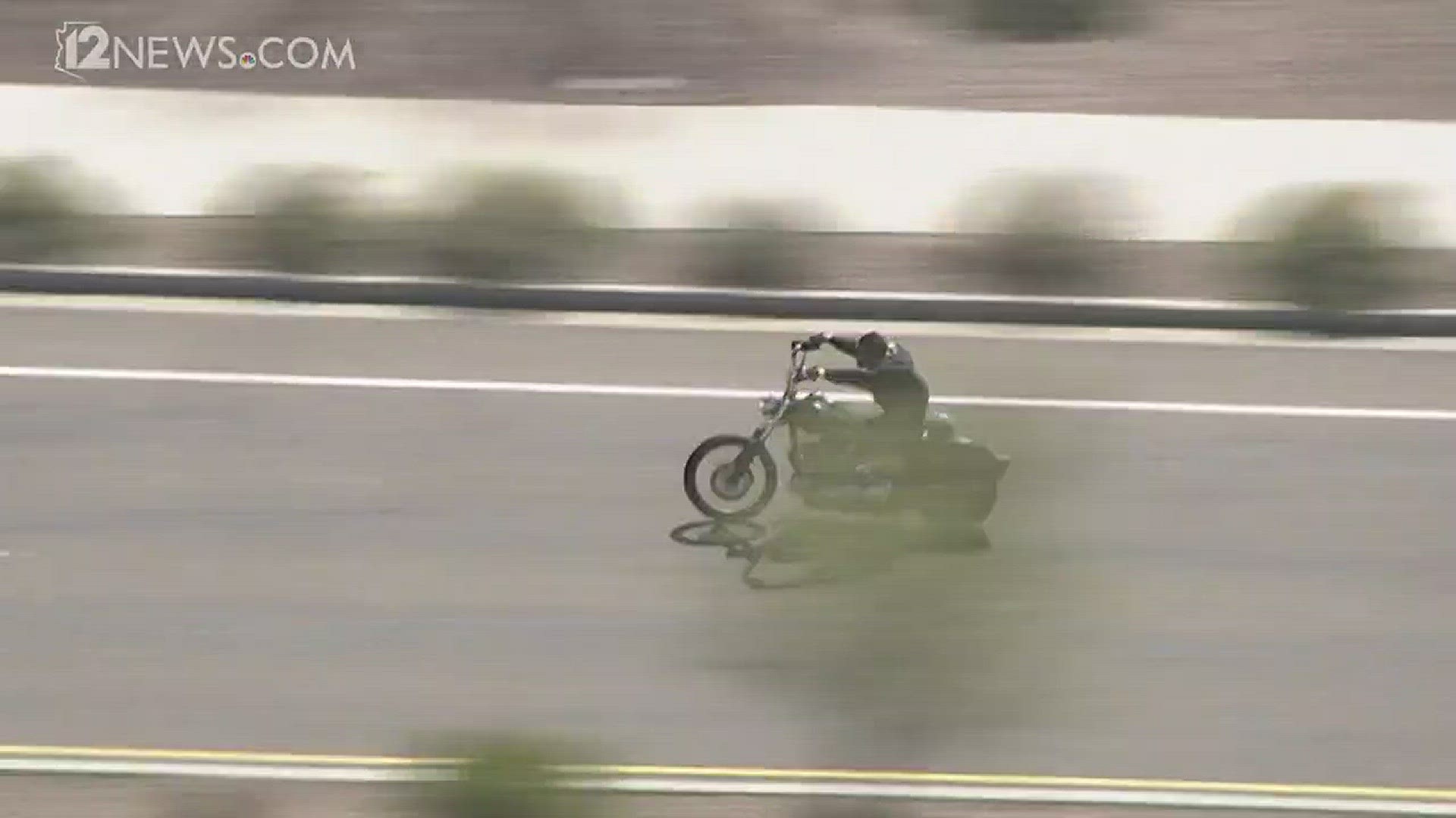 Motorcyclist arrested after high-speed chase through Valley | 12news.com