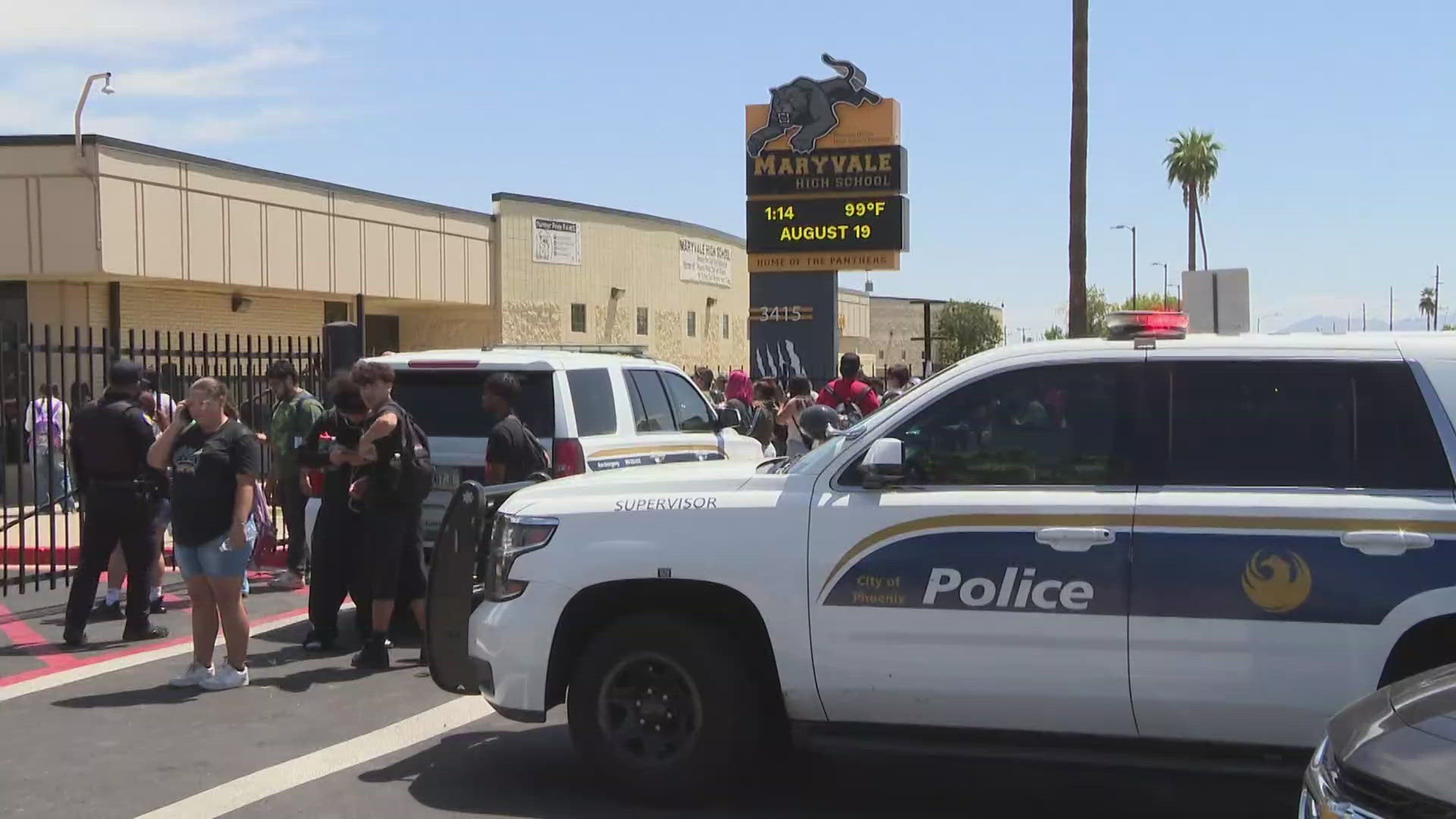 The student was killed inside a Maryvale High School classroom on Wednesday.