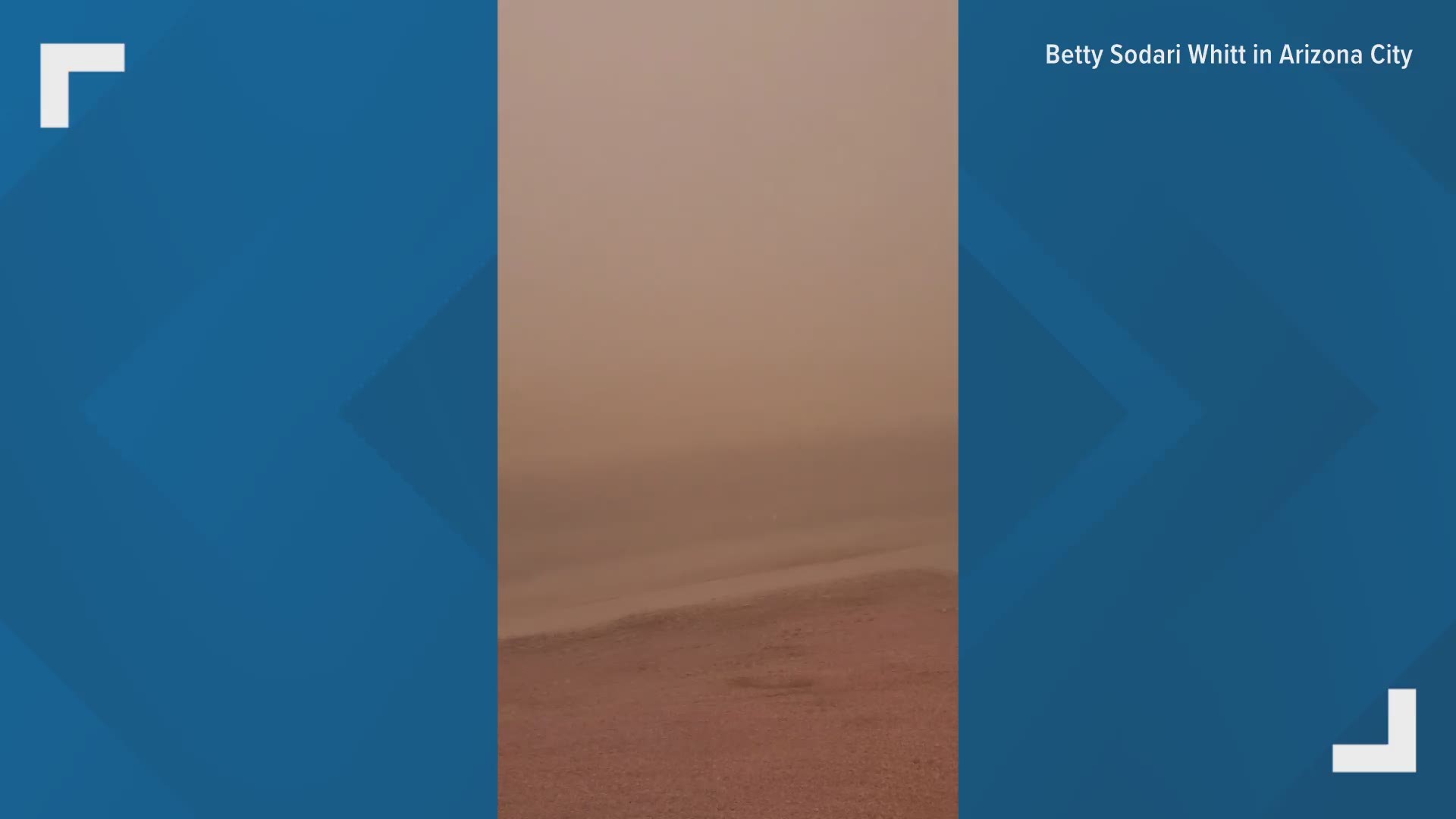 Betty Sodari Whitt in Arizona City captured video of a dust storm moving through the area on Aug. 16, 2020.